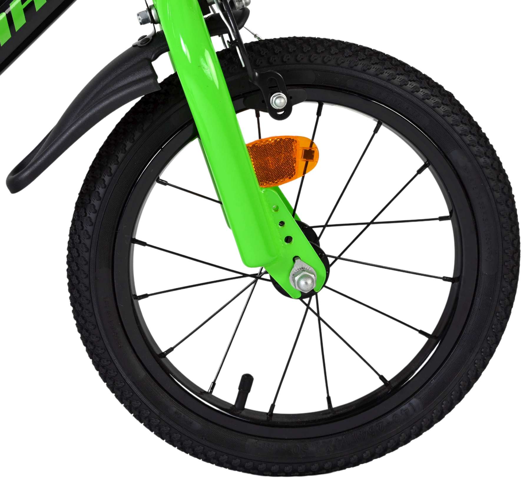 Volare Super GT Kinderfiets - Jongens - 14 inch - Groen 3 Volare Super GT Kinderfiets - Jongens - 14 inch - Groen - Afbeelding 3