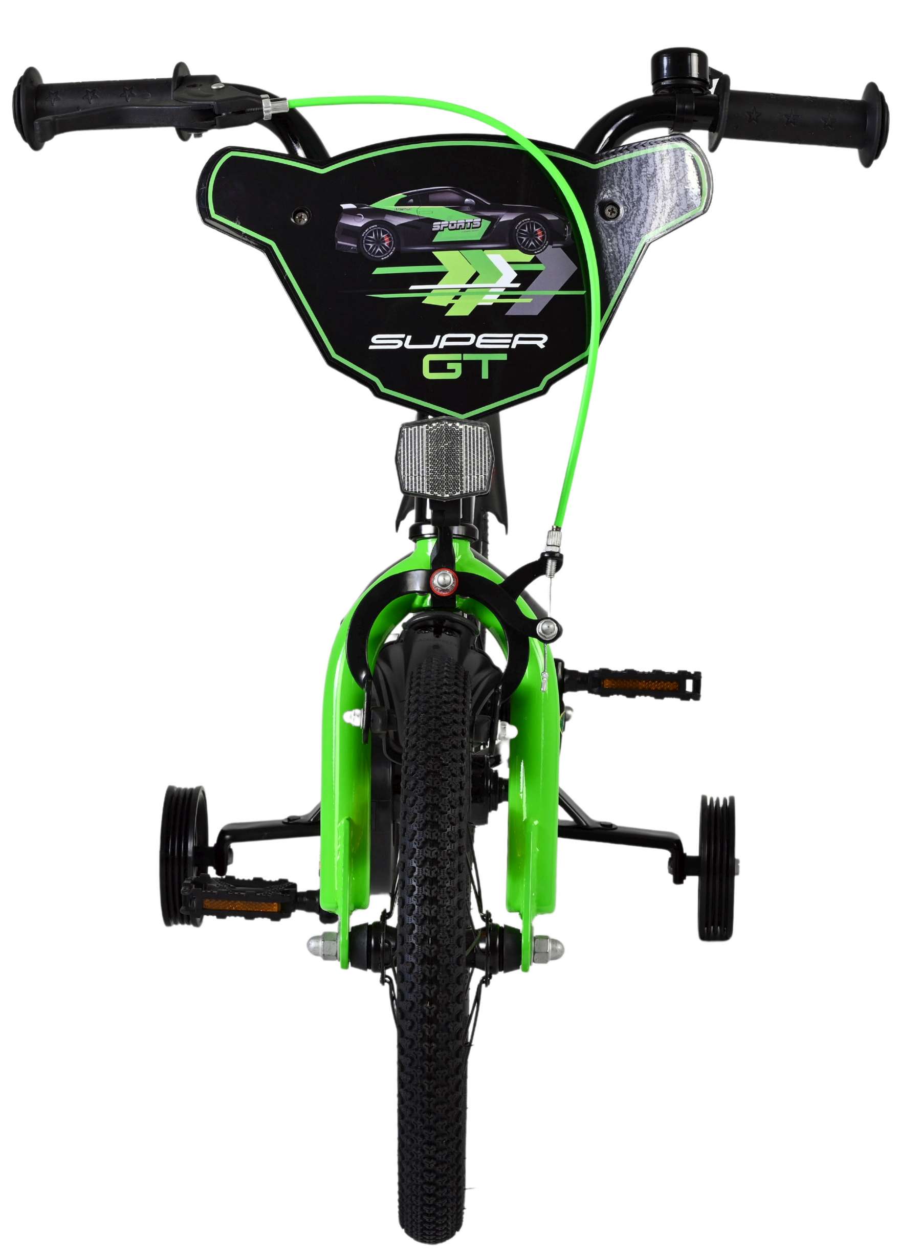 Volare Super GT Kinderfiets - Jongens - 14 inch - Groen 6 Volare Super GT Kinderfiets - Jongens - 14 inch - Groen - Afbeelding 6