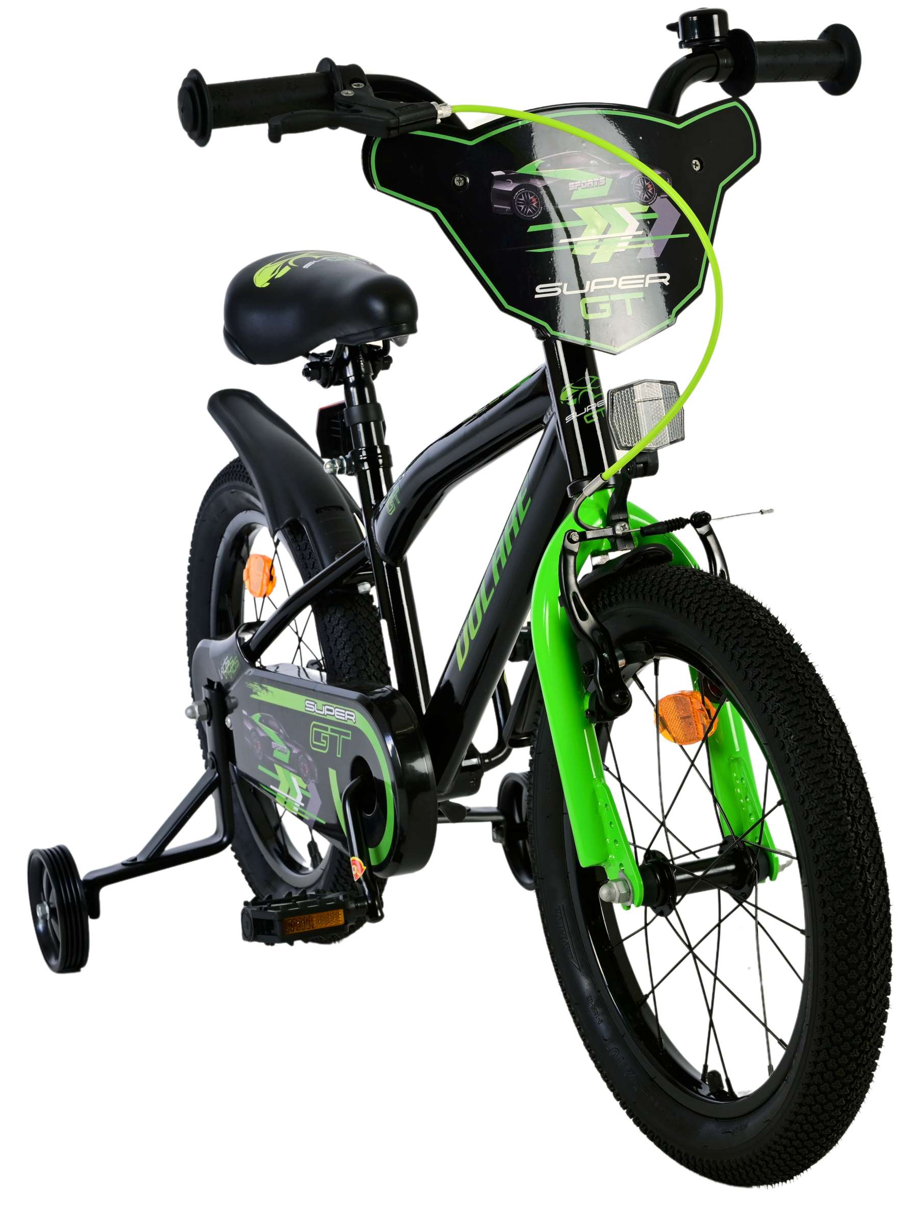Volare Super GT Kinderfiets - Jongens - 16 inch - Groen 8 Volare Super GT Kinderfiets - Jongens - 16 inch - Groen - Afbeelding 8