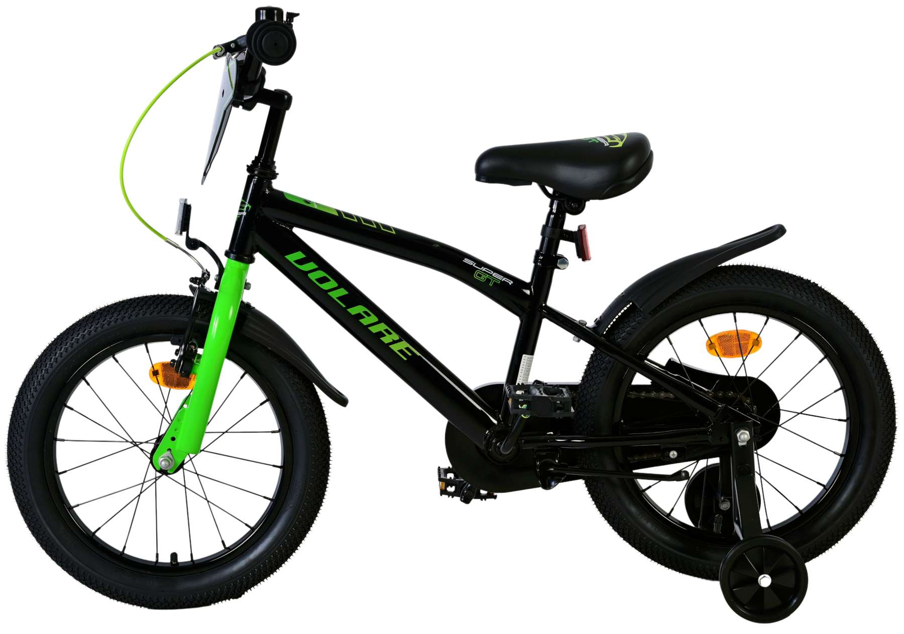 Volare Super GT Kinderfiets - Jongens - 16 inch - Groen 10 Volare Super GT Kinderfiets - Jongens - 16 inch - Groen - Afbeelding 10