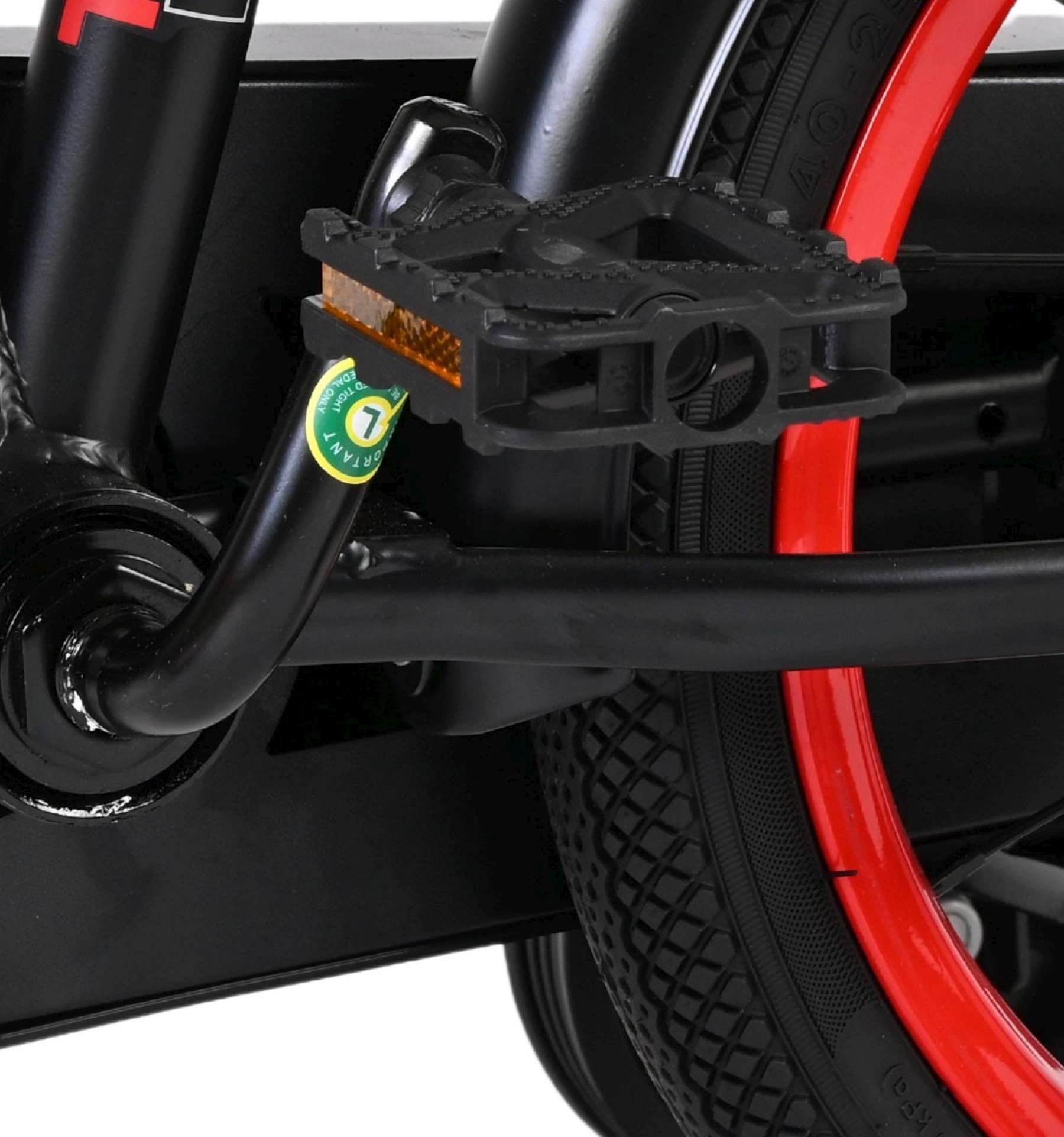 Volare Thombike Kinderfiets - Jongens - 14 inch - Zwart Rood 9 Volare Thombike Kinderfiets - Jongens - 14 inch - Zwart Rood - Afbeelding 9