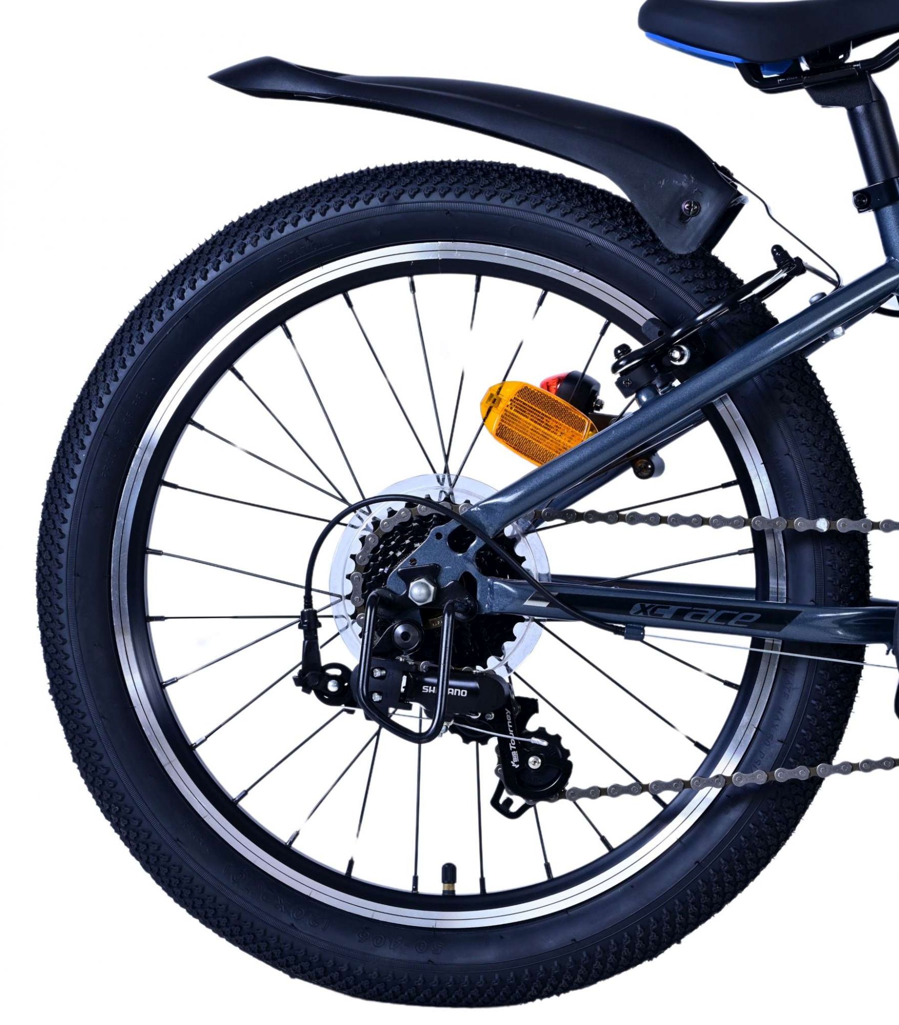 Volare XC Race Kinderfiets - 20 inch - 7 speed - Blauw/Grijs 2 Volare XC Race Kinderfiets - 20 inch - 7 speed - Blauw/Grijs - Afbeelding 2