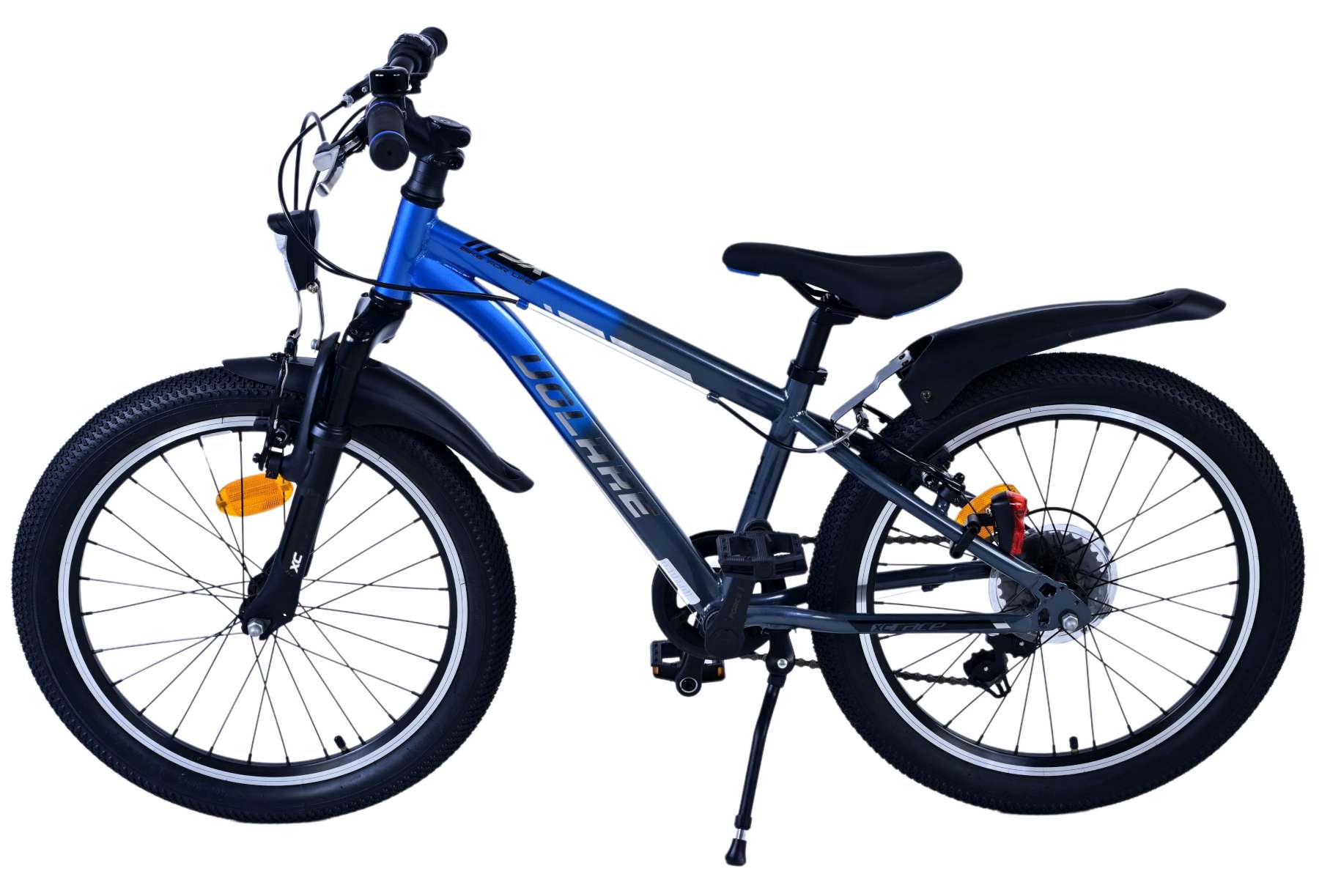 Volare XC Race Kinderfiets - 20 inch - 7 speed - Blauw/Grijs 8 Volare XC Race Kinderfiets - 20 inch - 7 speed - Blauw/Grijs - Afbeelding 8