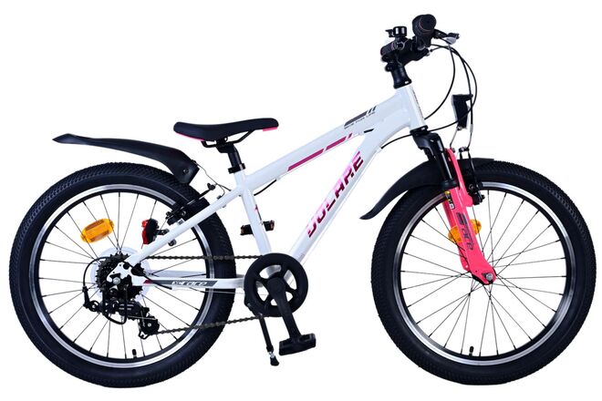 Volare XC Race Kinderfiets - 20 inch - 7 speed - Wit Roze 1 Volare XC Race Kinderfiets - 20 inch - 7 speed - Wit Roze