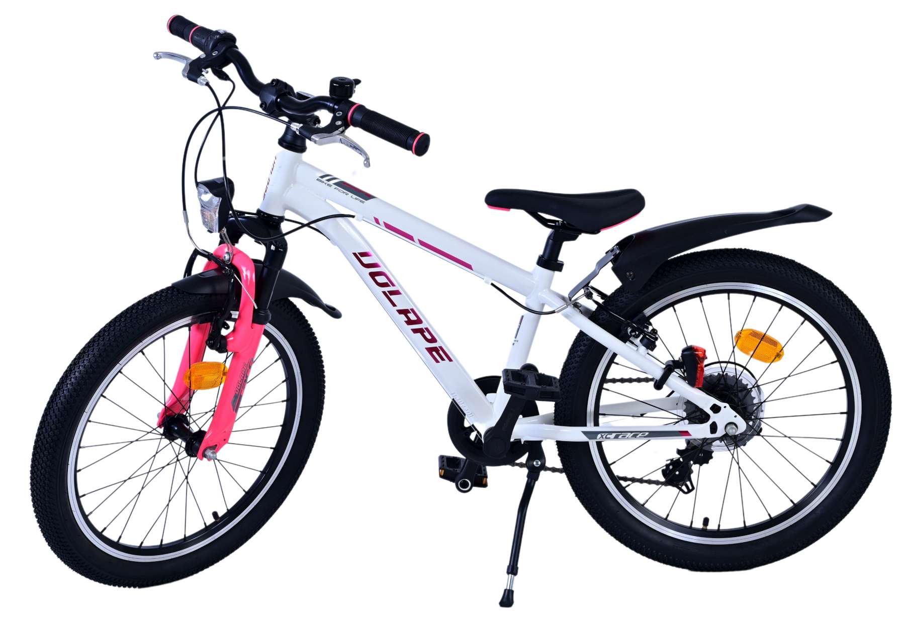 Volare XC Race Kinderfiets - 20 inch - 7 speed - Wit Roze 9 Volare XC Race Kinderfiets - 20 inch - 7 speed - Wit Roze - Afbeelding 9