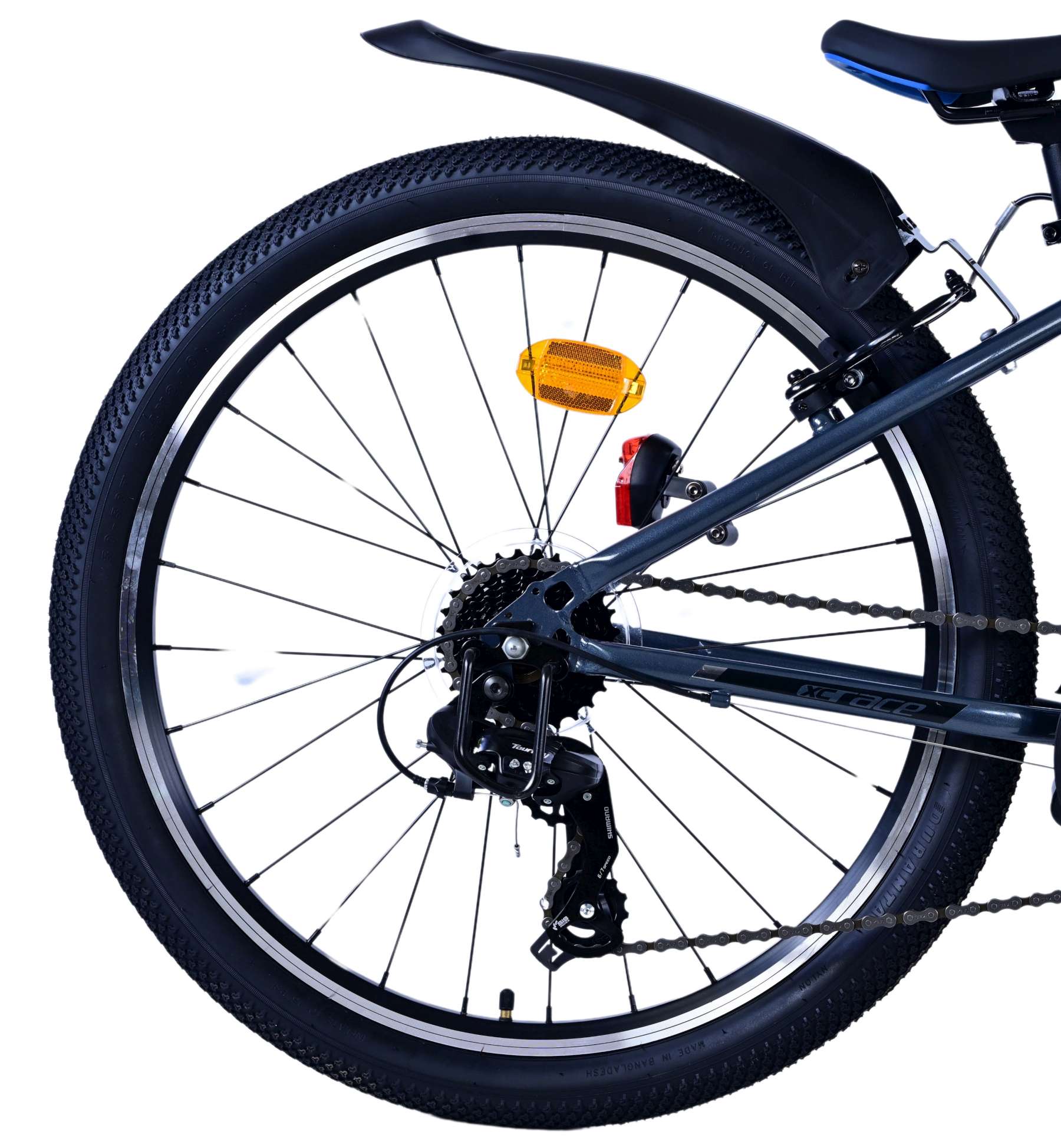 Volare XC Race Kinderfiets - 24 inch - 21 speed - Blauw/Grijs 2 Volare XC Race Kinderfiets - 24 inch - 21 speed - Blauw/Grijs - Afbeelding 2