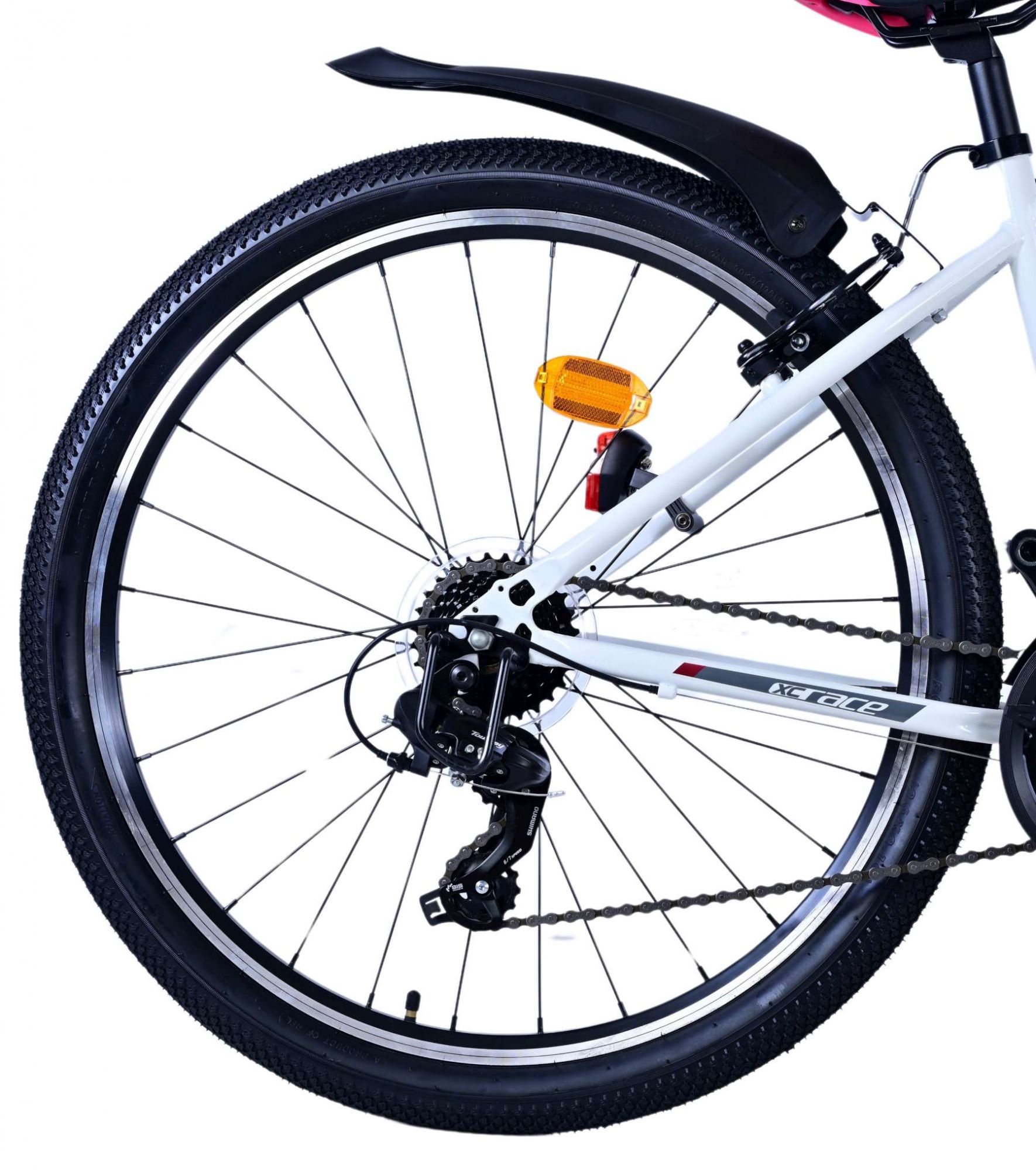 Volare XC Race Kinderfiets - 26 inch - 21 speed - Wit Roze 2 Volare XC Race Kinderfiets - 26 inch - 21 speed - Wit Roze - Afbeelding 2