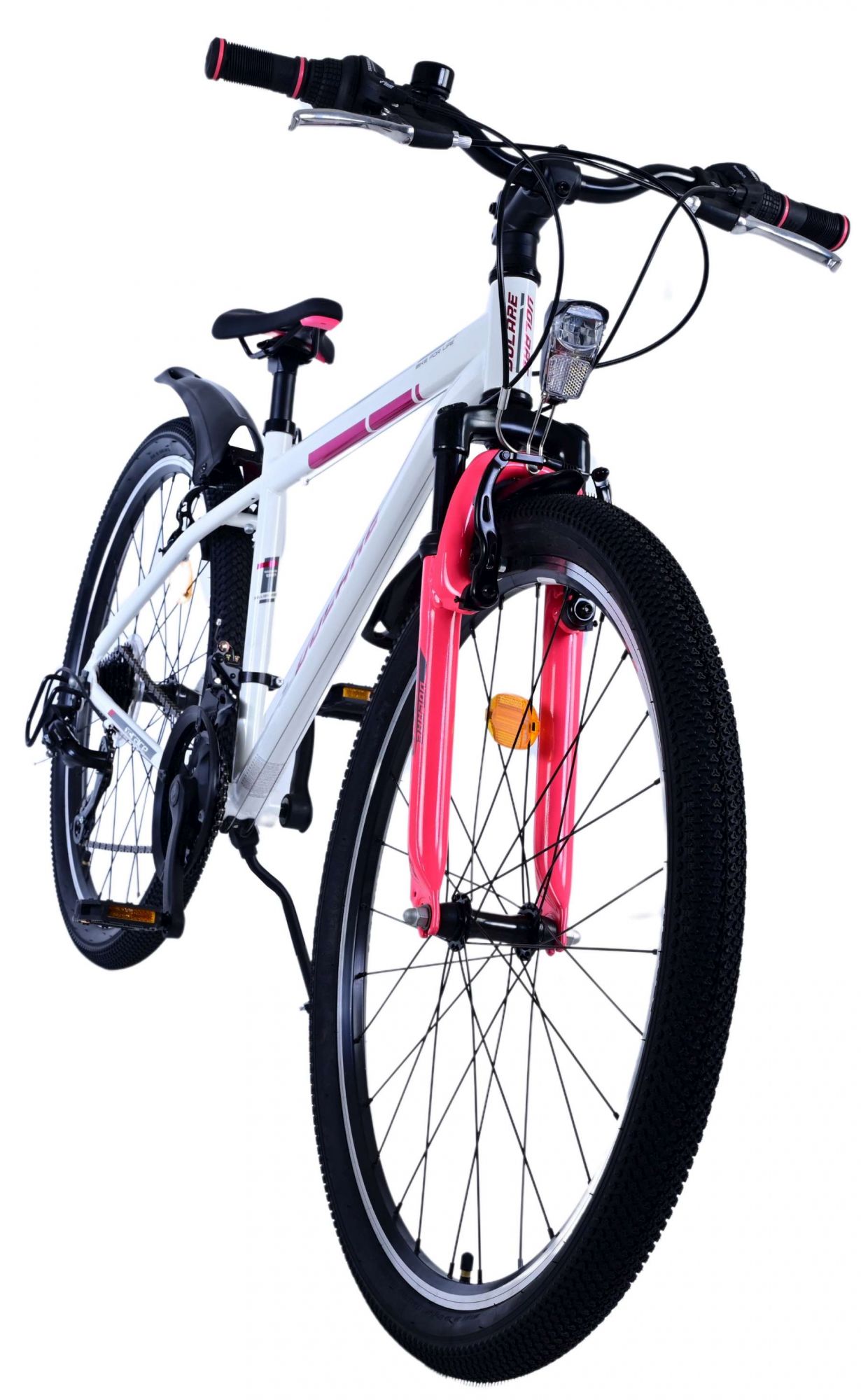 Volare XC Race Kinderfiets - 26 inch - 21 speed - Wit Roze 6 Volare XC Race Kinderfiets - 26 inch - 21 speed - Wit Roze - Afbeelding 6