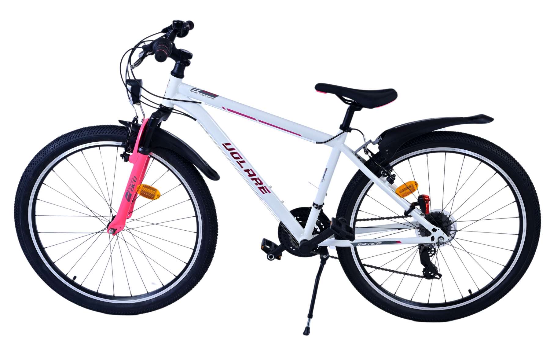 Volare XC Race Kinderfiets - 26 inch - 21 speed - Wit Roze 8 Volare XC Race Kinderfiets - 26 inch - 21 speed - Wit Roze - Afbeelding 8