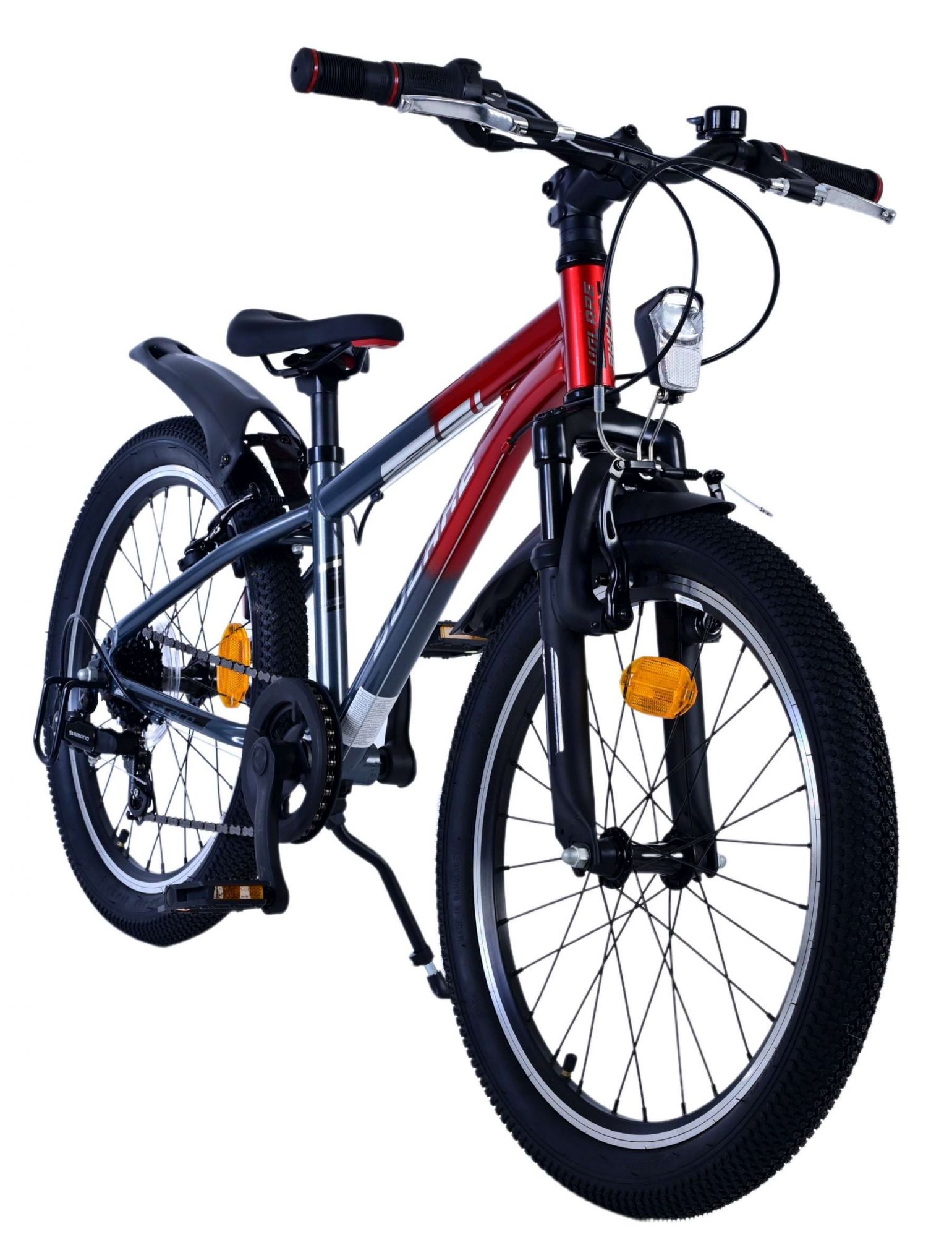 Volare XC Race Kinderfiets - 20 inch - 7 speed - Rood/Grijs 6 Volare XC Race Kinderfiets - 20 inch - 7 speed - Rood/Grijs - Afbeelding 6