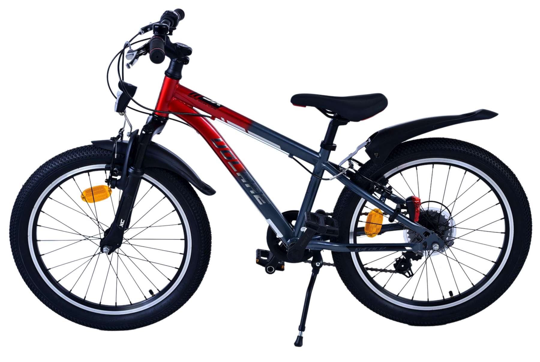 Volare XC Race Kinderfiets - 20 inch - 7 speed - Rood/Grijs 8 Volare XC Race Kinderfiets - 20 inch - 7 speed - Rood/Grijs - Afbeelding 8