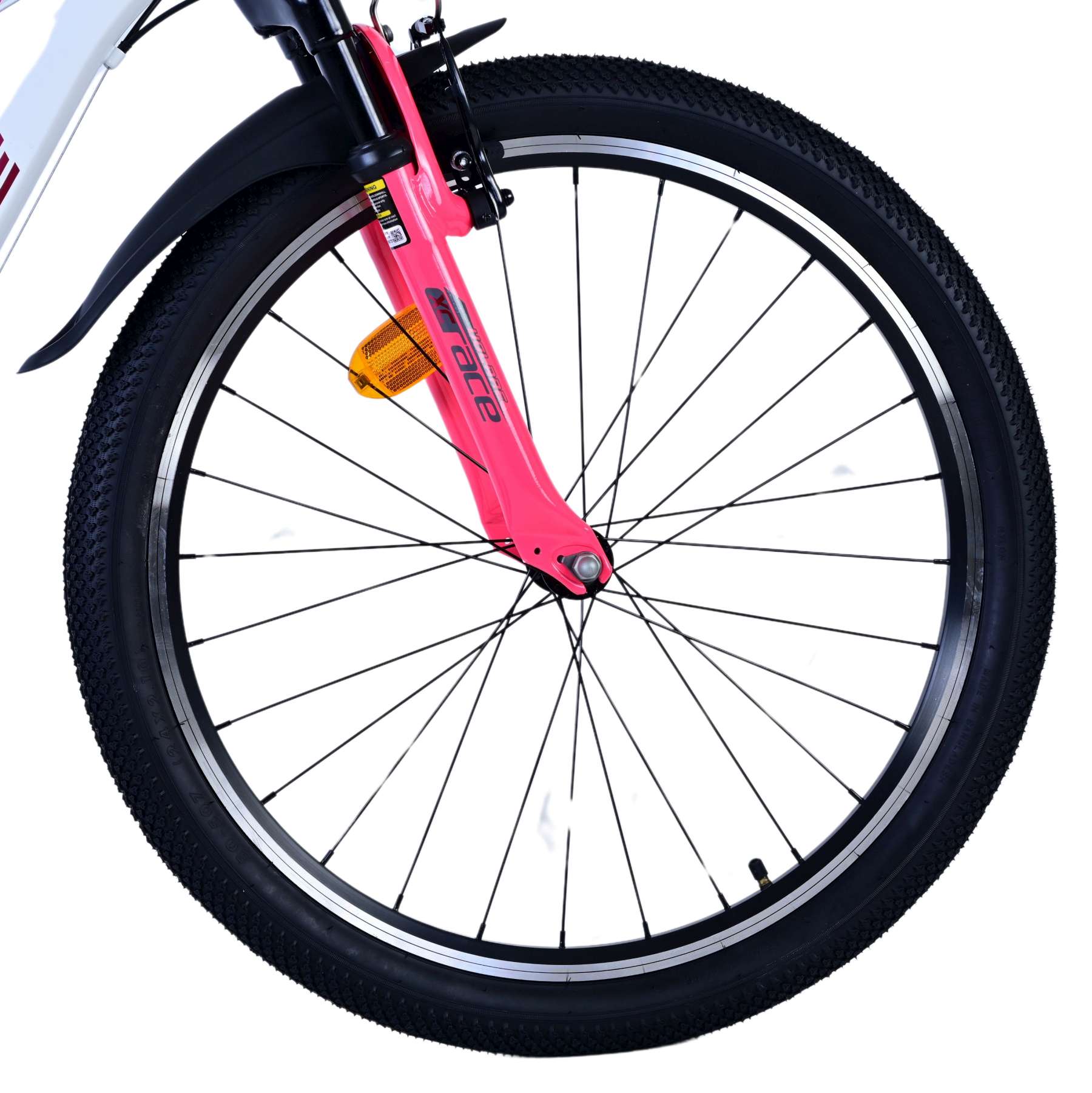 Volare XC Race Kinderfiets - 24 inch - 21 speed - Wit Roze 3 Volare XC Race Kinderfiets - 24 inch - 21 speed - Wit Roze - Afbeelding 3
