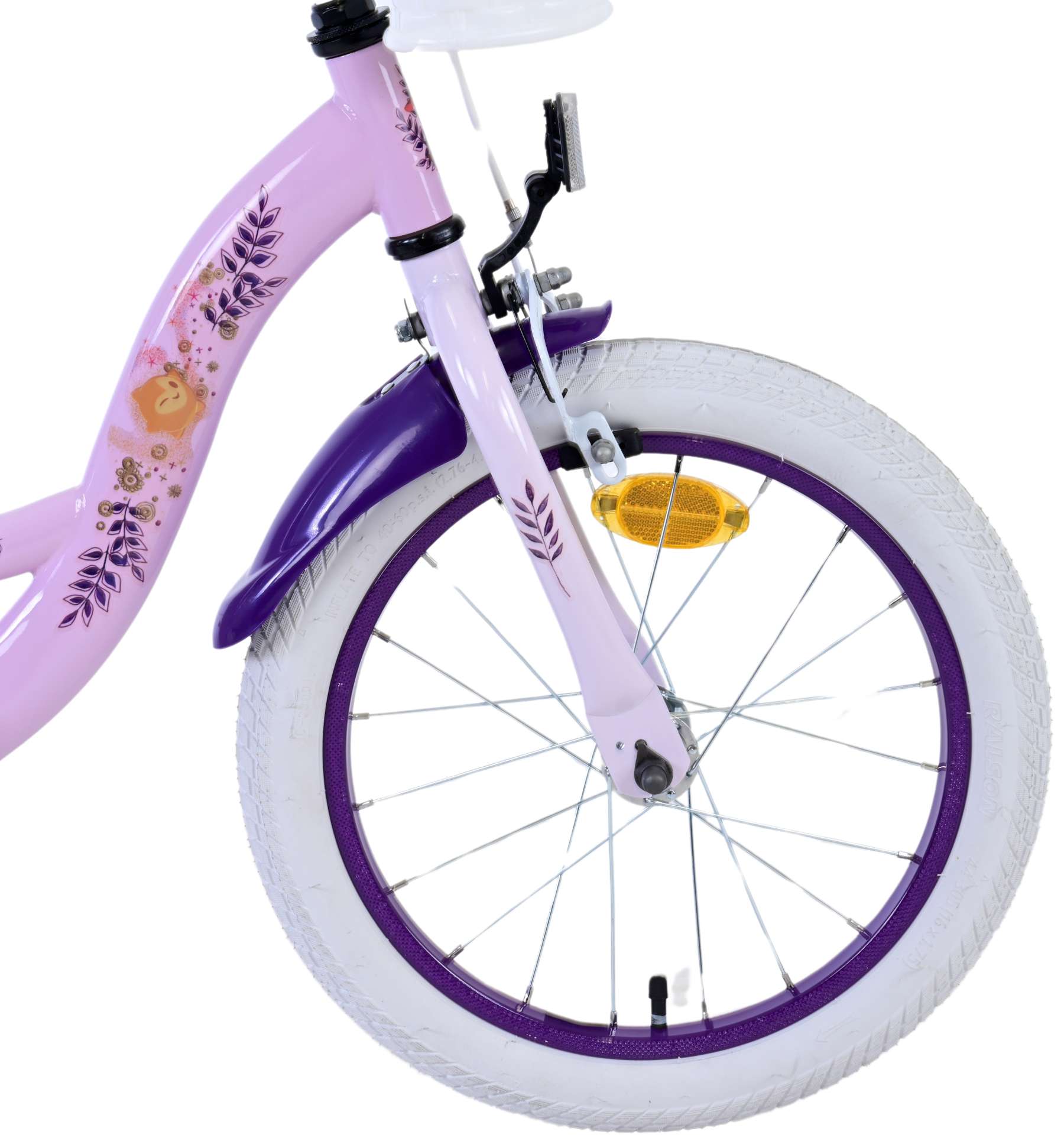 Disney Wish Kinderfiets - Meisjes - 16 inch - Paars 4 Disney Wish Kinderfiets - Meisjes - 16 inch - Paars - Afbeelding 4