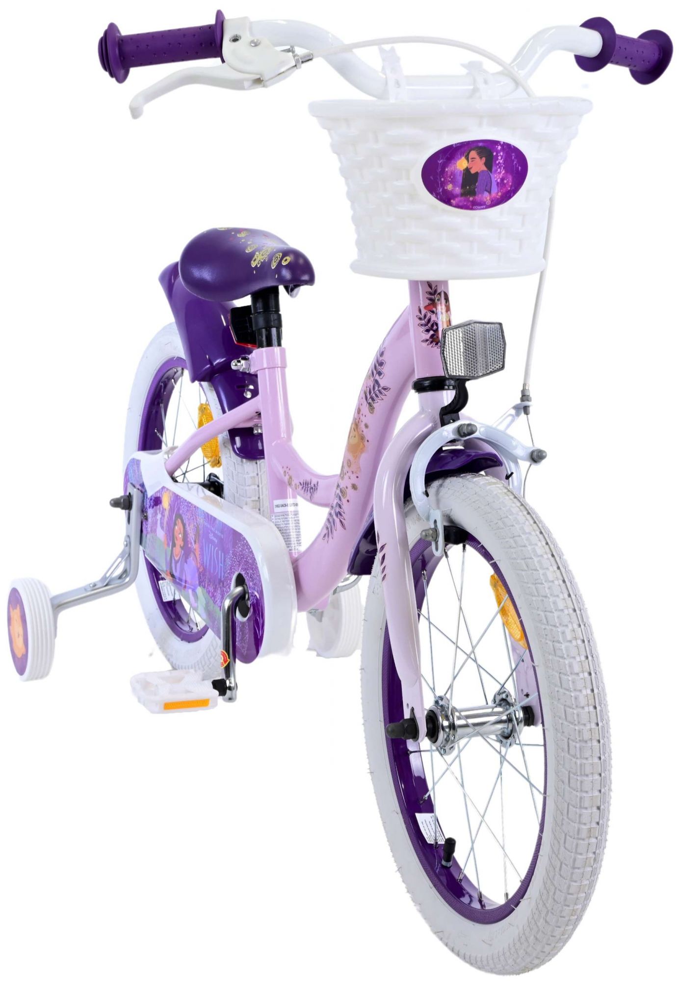 Disney Wish Kinderfiets - Meisjes - 16 inch - Paars 6 Disney Wish Kinderfiets - Meisjes - 16 inch - Paars - Afbeelding 6