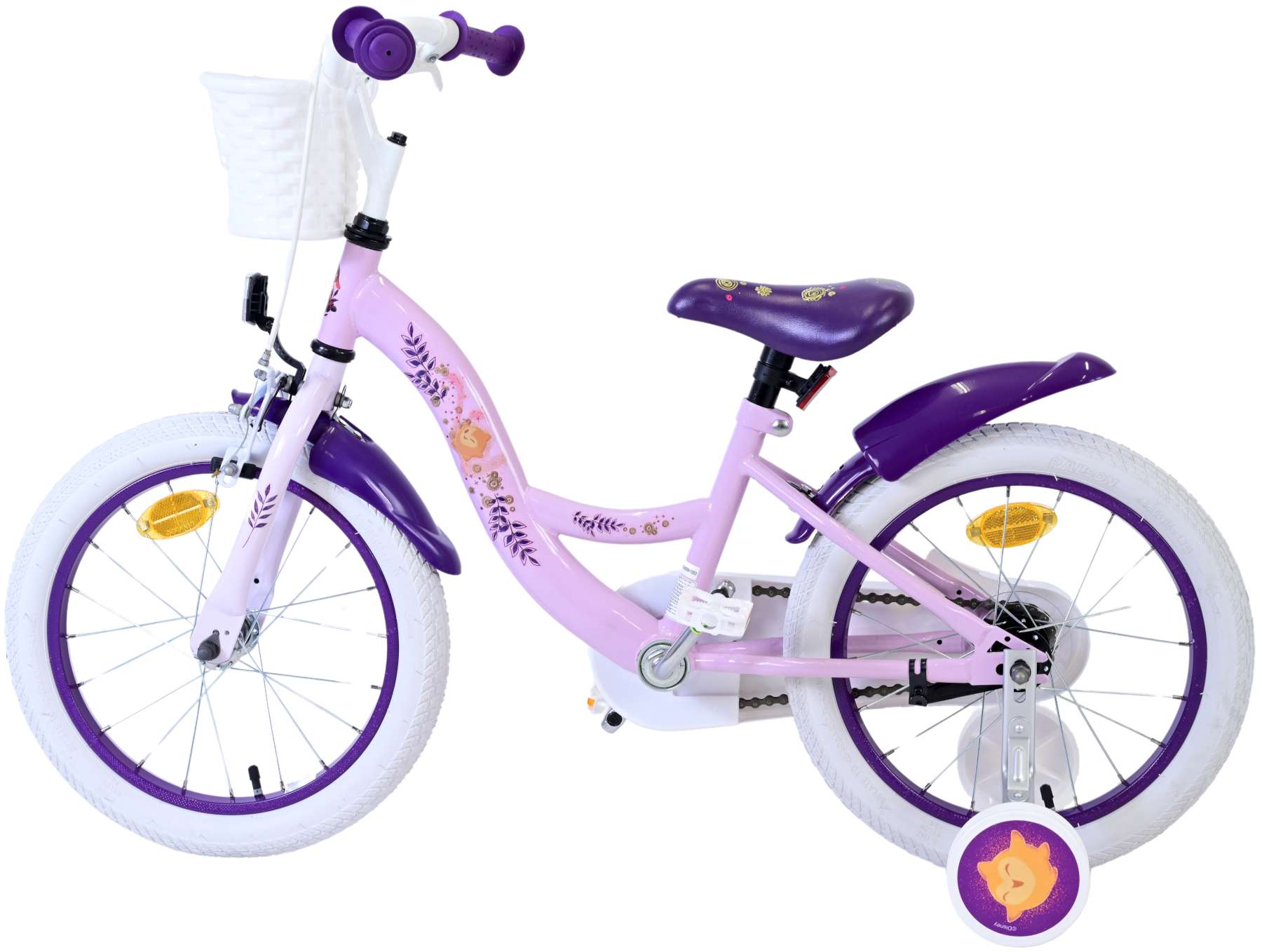 Disney Wish Kinderfiets - Meisjes - 16 inch - Paars 8 Disney Wish Kinderfiets - Meisjes - 16 inch - Paars - Afbeelding 8