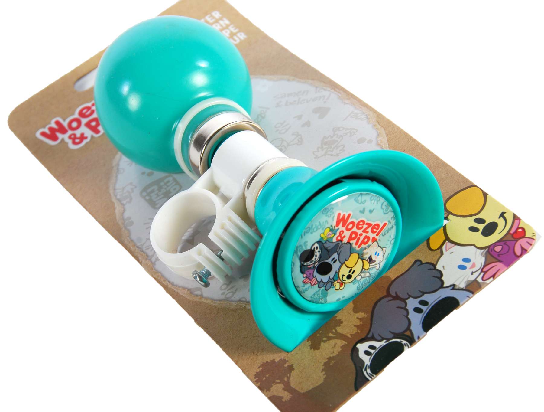 Woezel & Pip Fietstoeter - Kinderen - Mint Blauw 3 Woezel & Pip Fietstoeter - Kinderen - Mint Blauw - Afbeelding 3