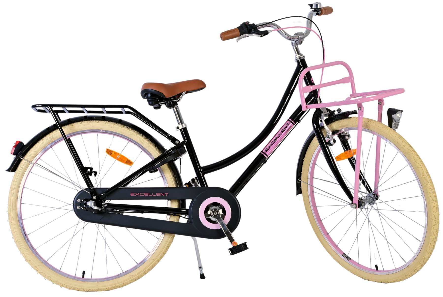Volare Excellent Kinderfiets - Meisjes - 26 inch - Zwart - 3 versnellingen 11 Volare Excellent Kinderfiets - Meisjes - 26 inch - Zwart - 3 versnellingen - Afbeelding 11
