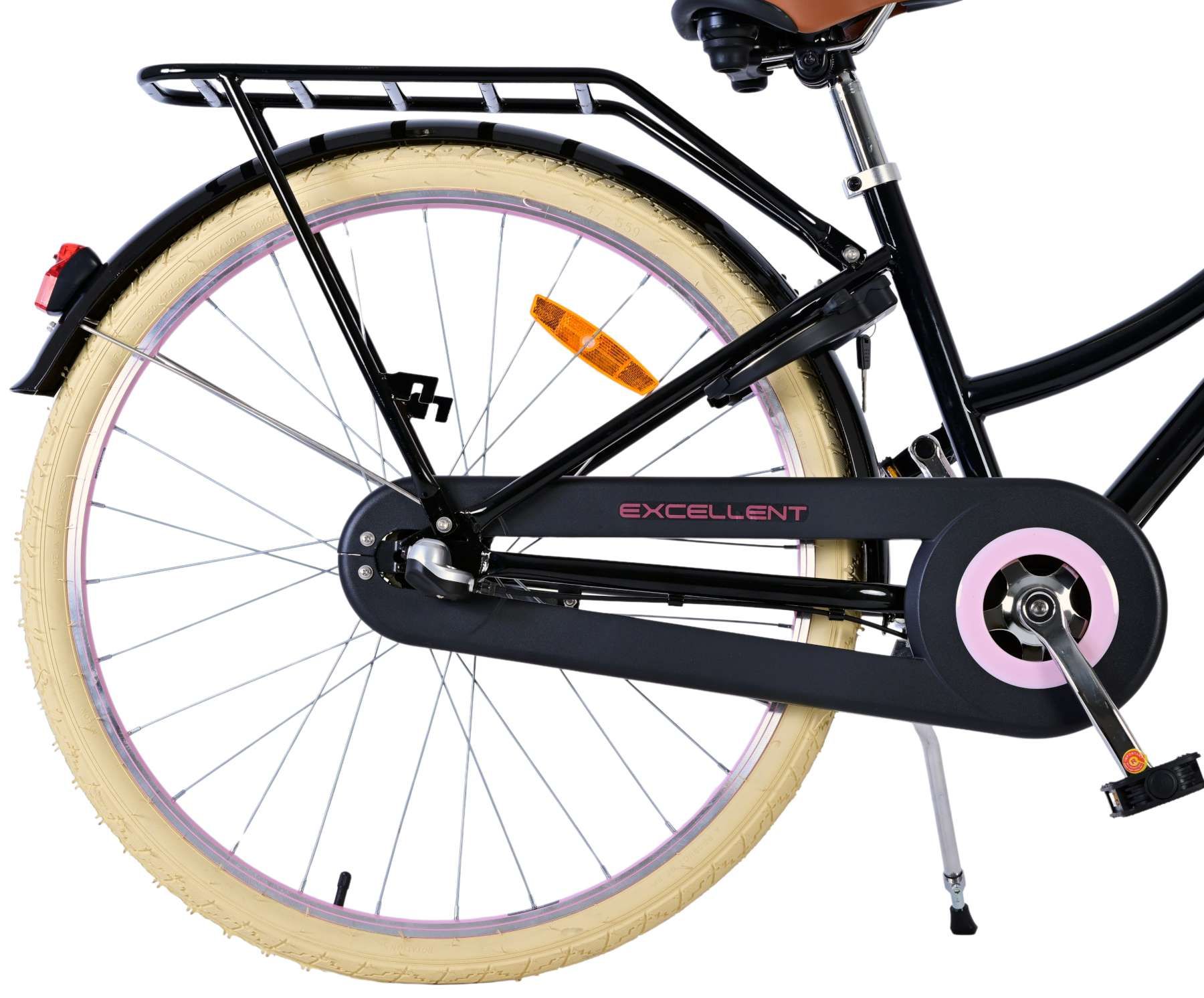 Volare Excellent Kinderfiets - Meisjes - 26 inch - Zwart - 3 versnellingen 2 Volare Excellent Kinderfiets - Meisjes - 26 inch - Zwart - 3 versnellingen - Afbeelding 2