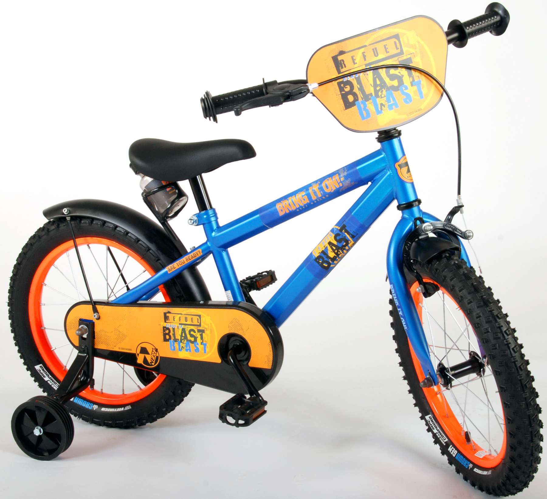 NERF Kinderfiets - Jongens - 16 inch - Satijn Blauw 4 NERF Kinderfiets - Jongens - 16 inch - Satijn Blauw - Afbeelding 4