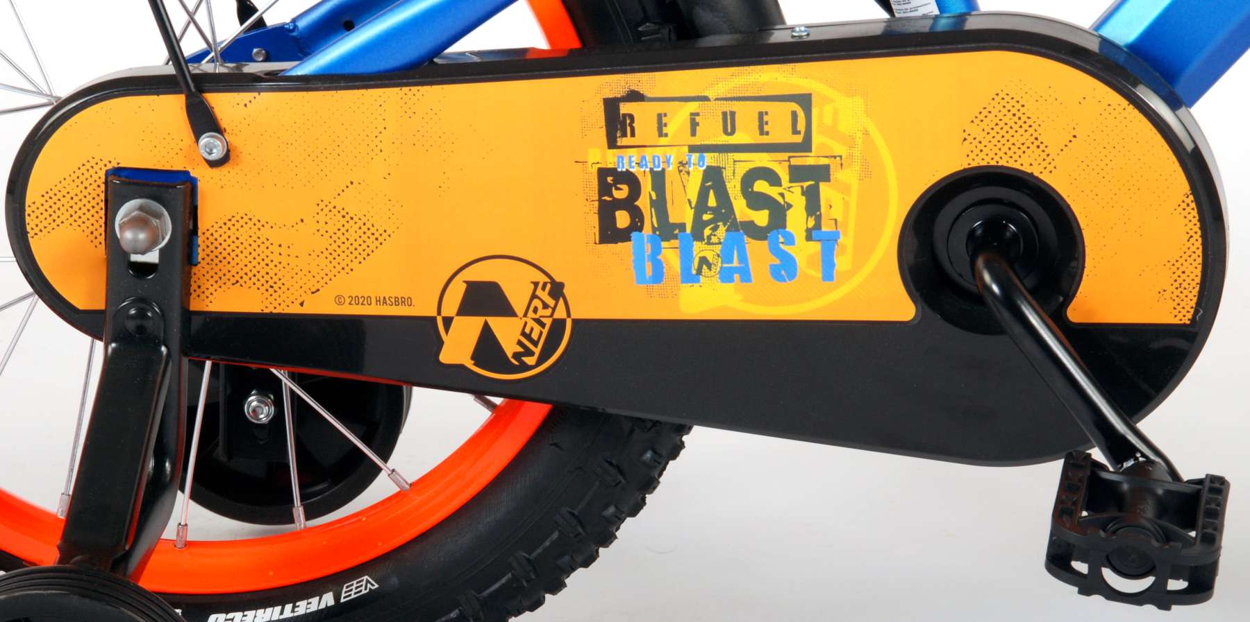 NERF Kinderfiets - Jongens - 16 inch - Satijn Blauw 3 NERF Kinderfiets - Jongens - 16 inch - Satijn Blauw - Afbeelding 3