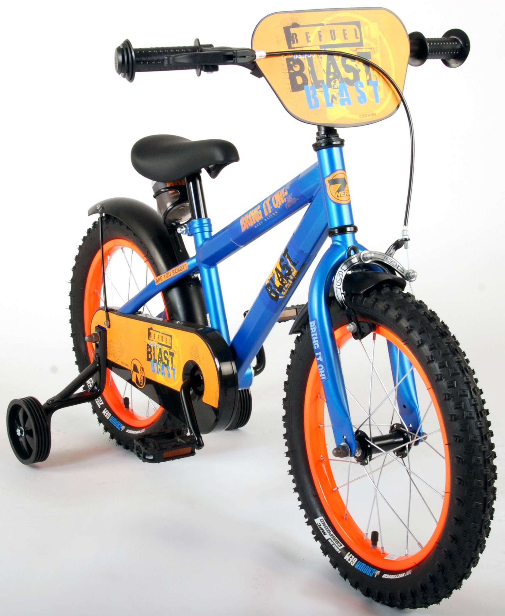 NERF Kinderfiets - Jongens - 16 inch - Satijn Blauw 10 NERF Kinderfiets - Jongens - 16 inch - Satijn Blauw - Afbeelding 10