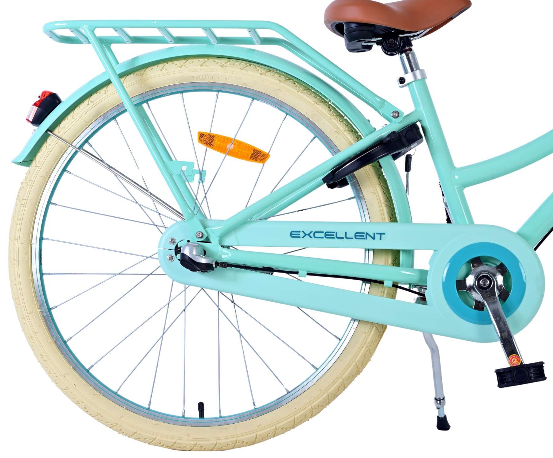 Volare Excellent Kinderfiets - Meisjes - 24 inch - Groen - 3 Versnellingen 2 Volare Excellent Kinderfiets - Meisjes - 24 inch - Groen - 3 Versnellingen - Afbeelding 2