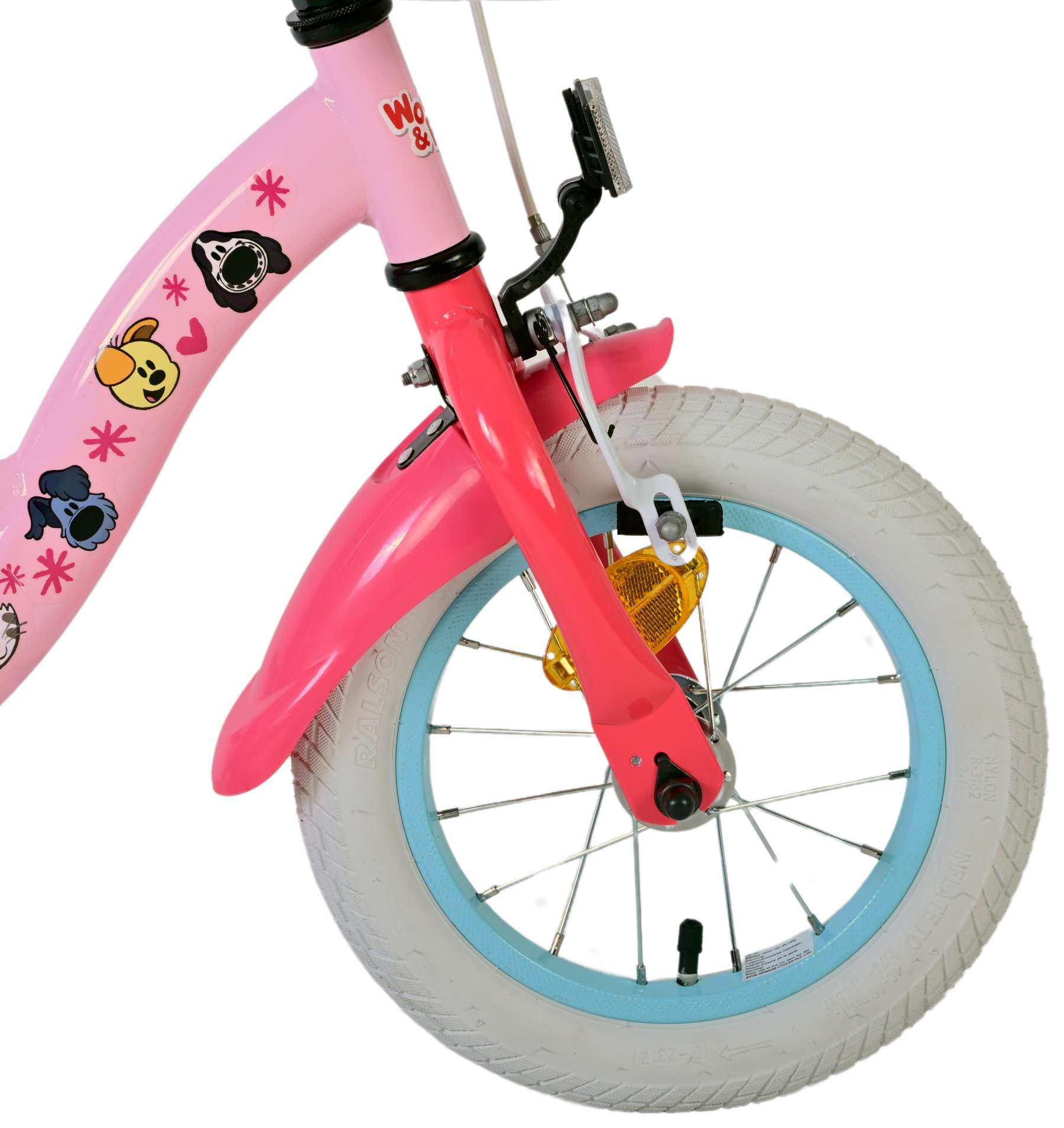 Woezel & Pip Kinderfiets - Meisjes - 12 inch - Roze 4 Woezel & Pip Kinderfiets - Meisjes - 12 inch - Roze - Afbeelding 4