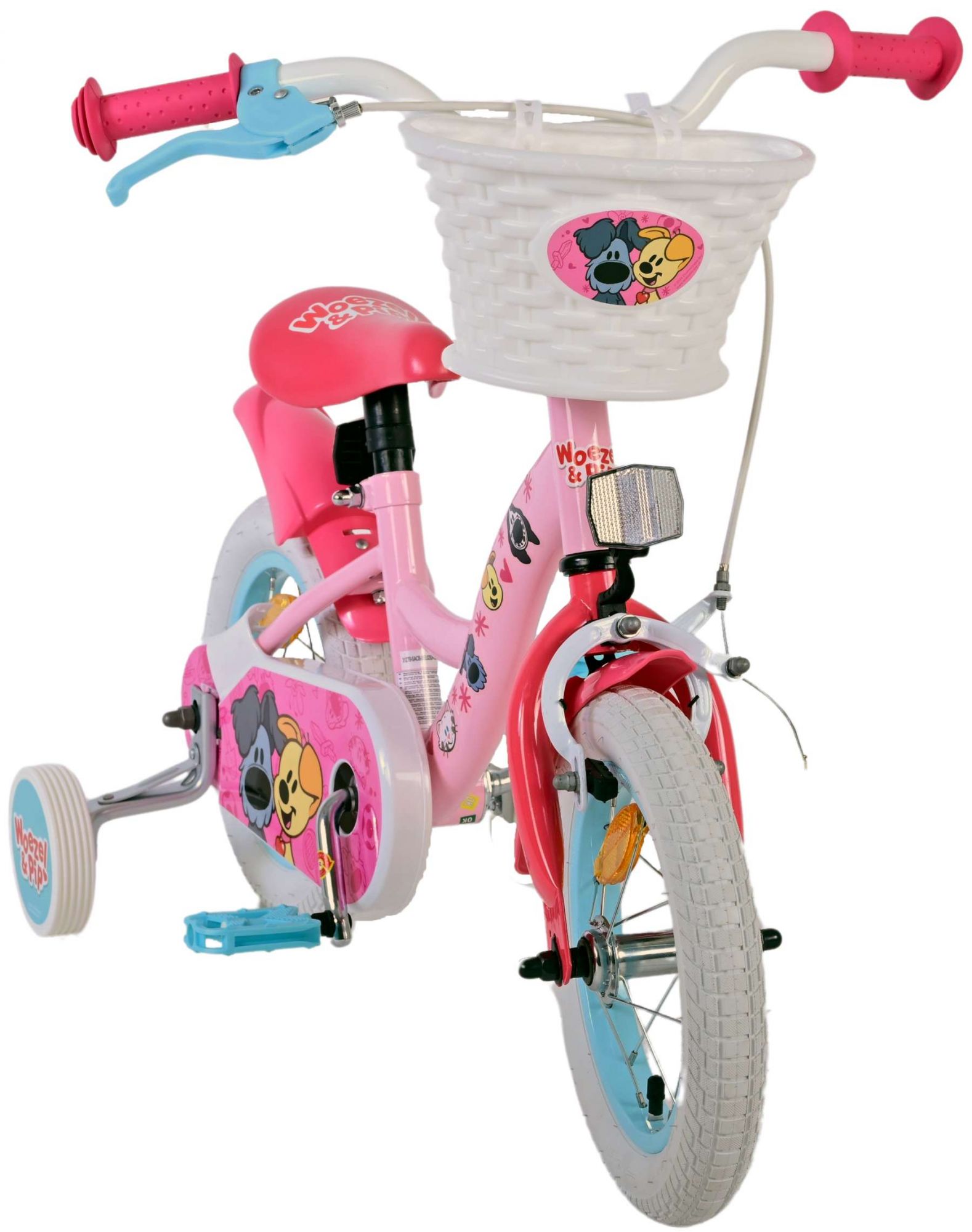 Woezel & Pip Kinderfiets - Meisjes - 12 inch - Roze 6 Woezel & Pip Kinderfiets - Meisjes - 12 inch - Roze - Afbeelding 6