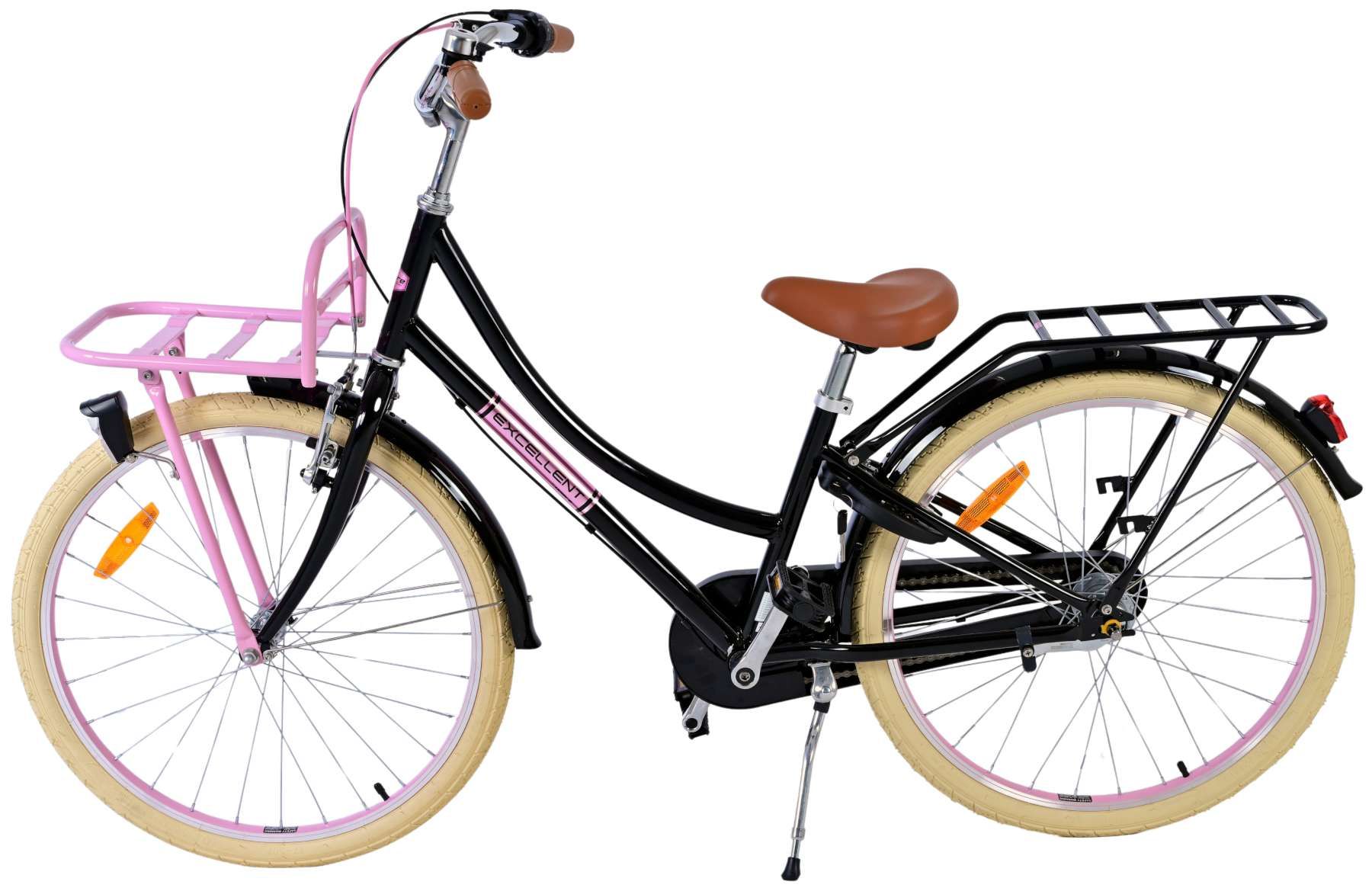 Volare Excellent Kinderfiets - Meisjes - 24 inch - Zwart - 3 Versnellingen 8 Volare Excellent Kinderfiets - Meisjes - 24 inch - Zwart - 3 Versnellingen - Afbeelding 8