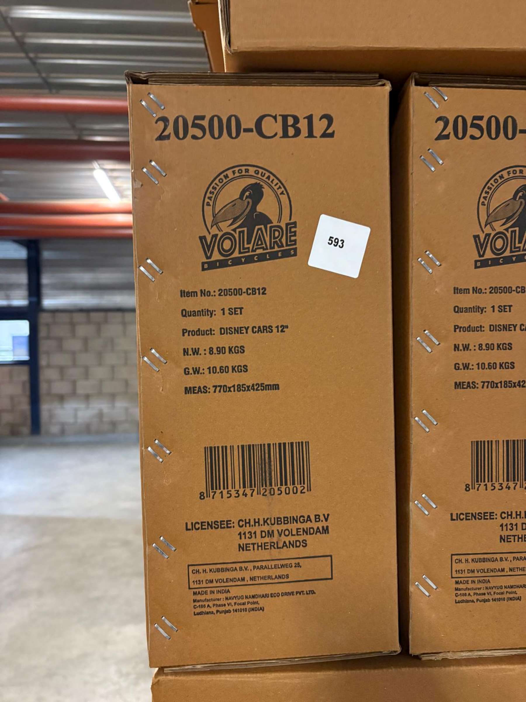 Disney Cars Kinderfiets - Jongens - 12 inch - Rood 11 Disney Cars Kinderfiets - Jongens - 12 inch - Rood - Afbeelding 11