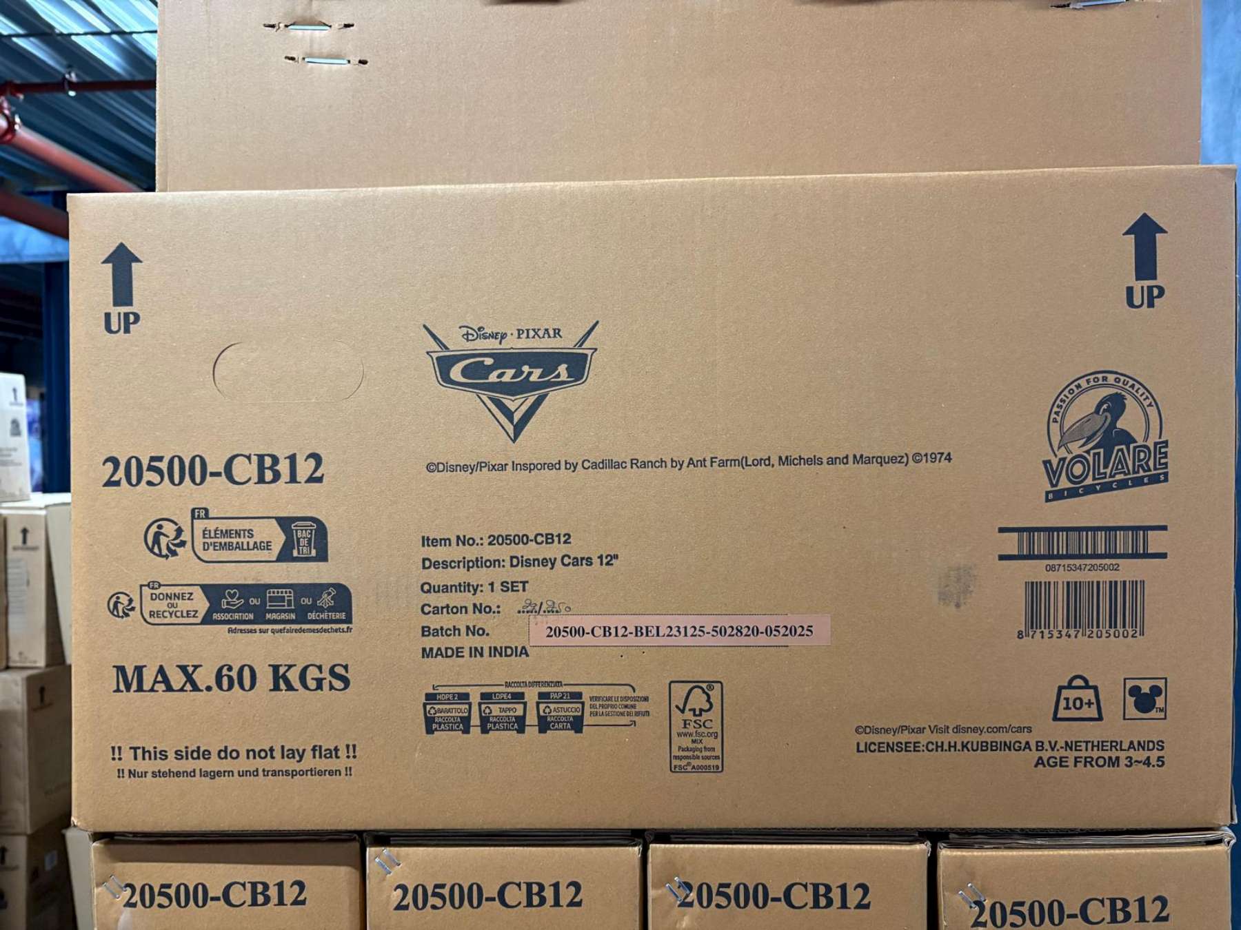 Disney Cars Kinderfiets - Jongens - 12 inch - Rood 13 Disney Cars Kinderfiets - Jongens - 12 inch - Rood - Afbeelding 13