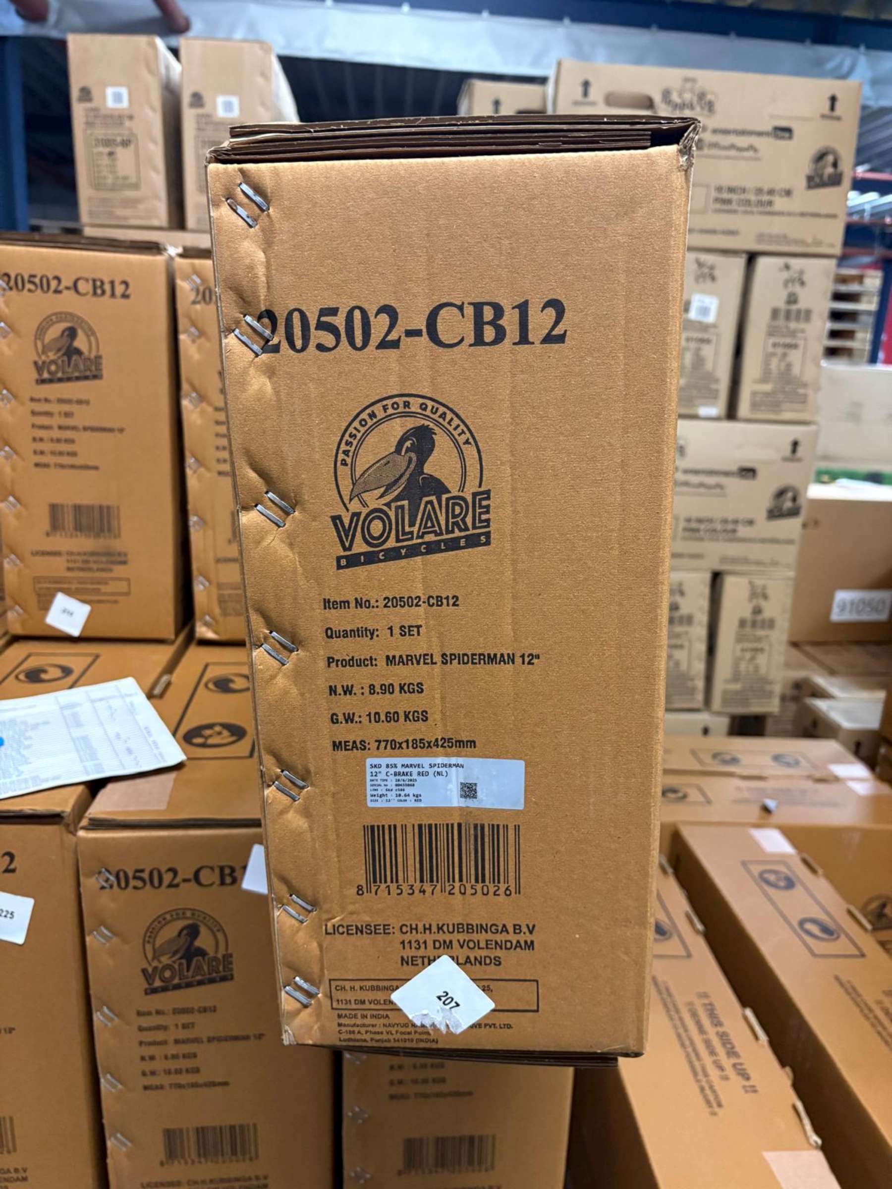 Spider-Man Kinderfiets - Jongens - 12 inch - Blauw/Rood 11 Spider-Man Kinderfiets - Jongens - 12 inch - Blauw/Rood - Afbeelding 11