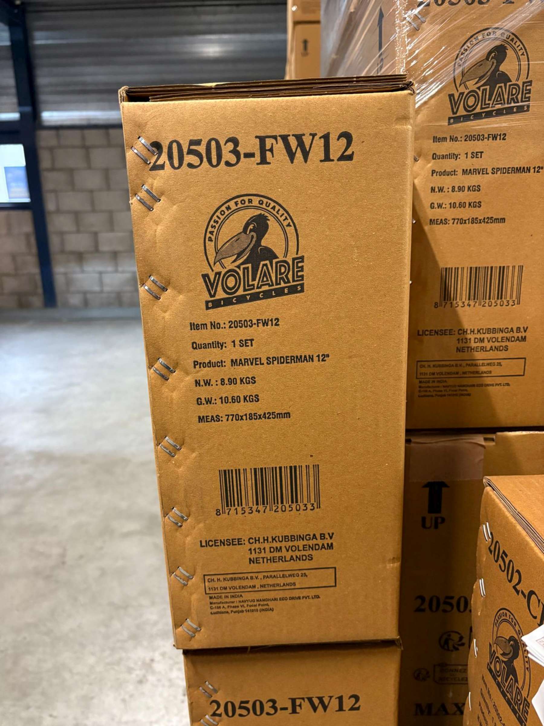 Spider-Man Kinderfiets - Jongens - 12 inch - Blauw/Rood - Twee handremmen 11 Spider-Man Kinderfiets - Jongens - 12 inch - Blauw/Rood - Twee handremmen - Afbeelding 11