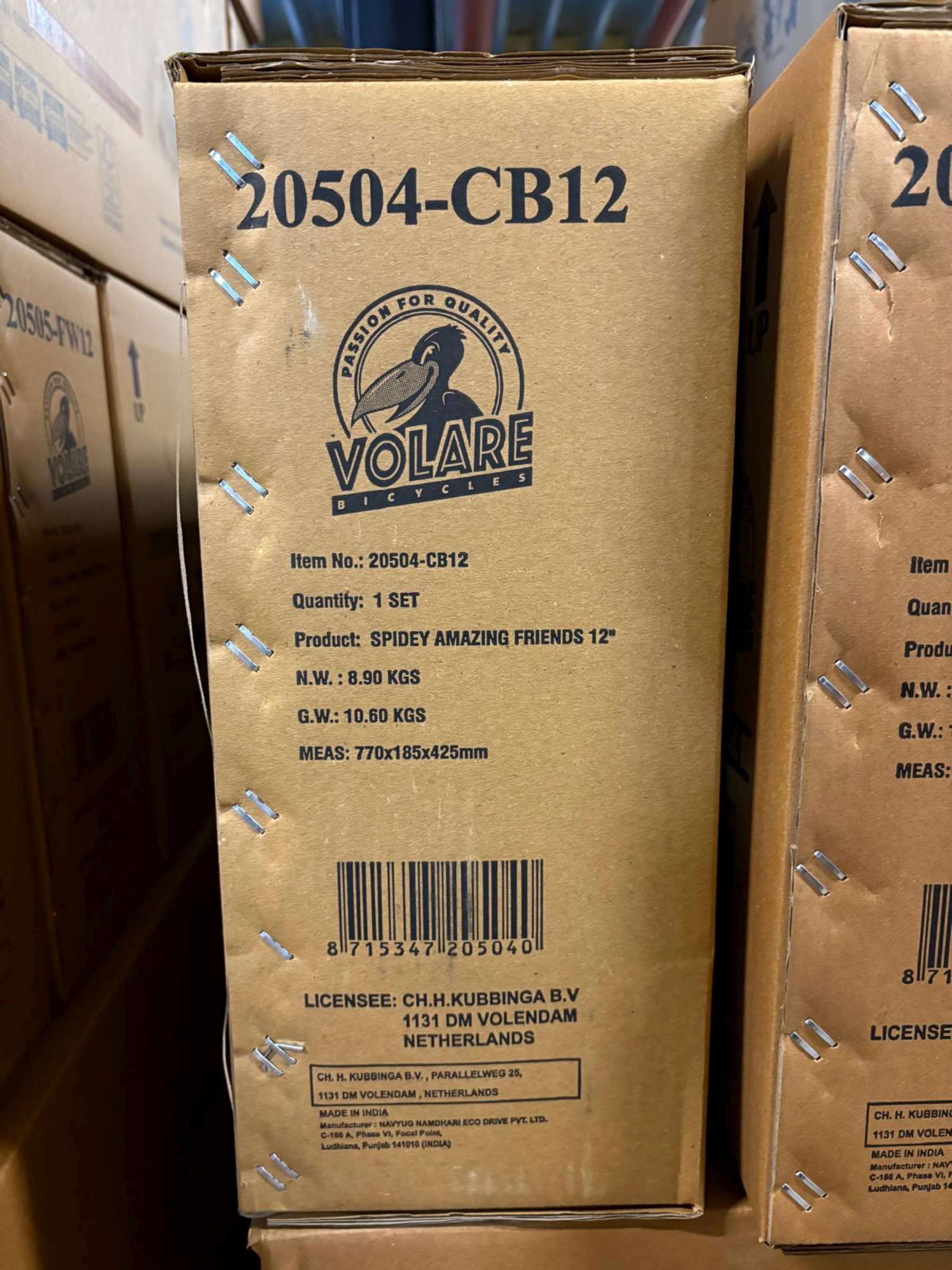 Spidey Kinderfiets - Jongens - 12 inch - Blauw 11 Spidey Kinderfiets - Jongens - 12 inch - Blauw - Afbeelding 11