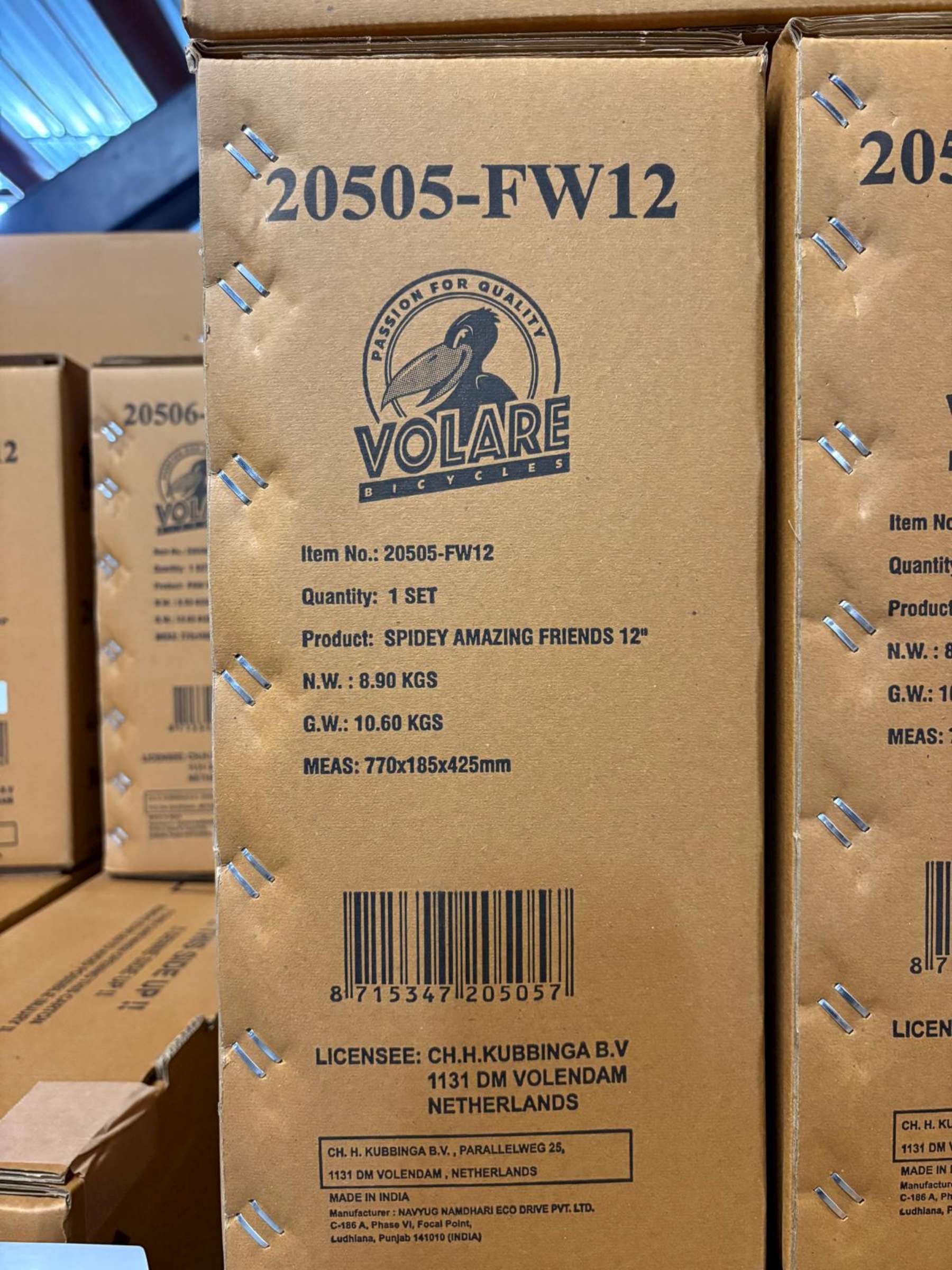 Spidey Kinderfiets - Jongens - 12 inch - Blauw - Twee handremmen 11 Spidey Kinderfiets - Jongens - 12 inch - Blauw - Twee handremmen - Afbeelding 11