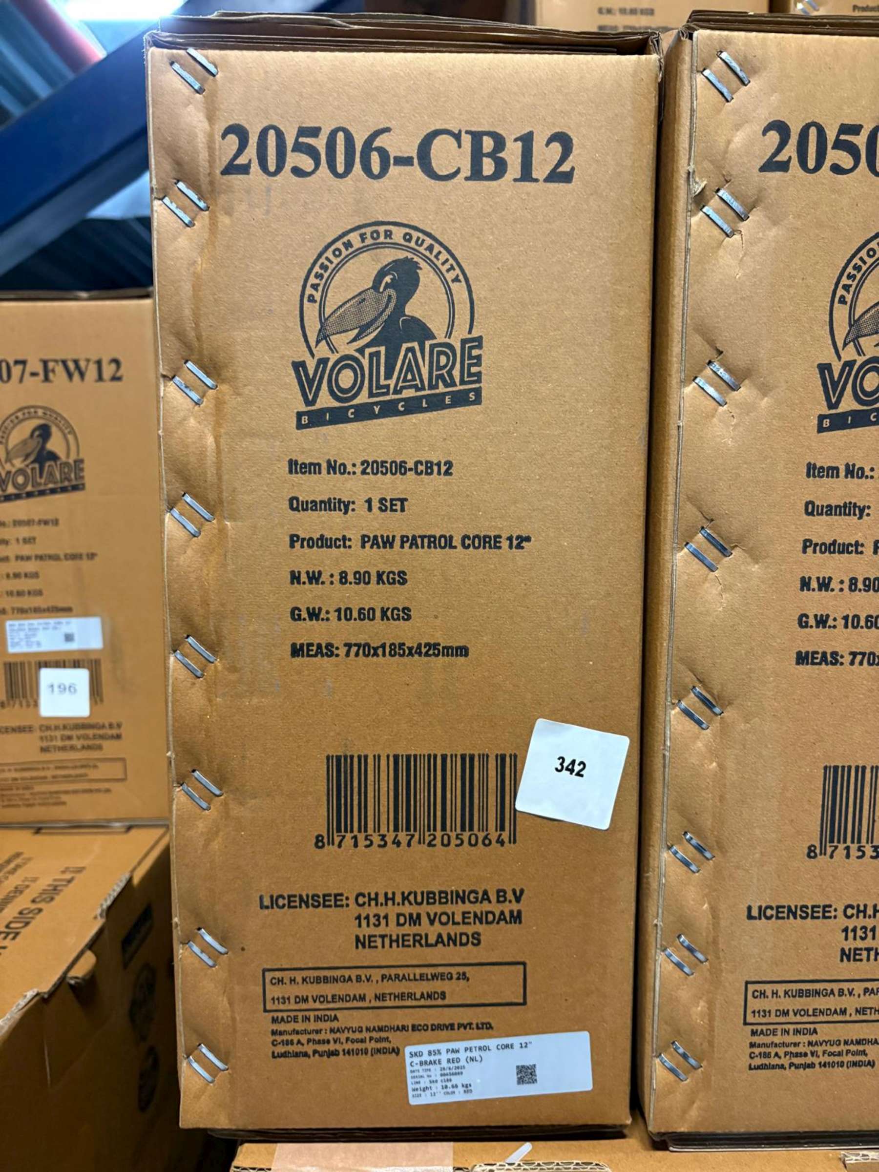 Paw Patrol Kinderfiets - Jongens - 12 inch - Rood/Blauw 11 Paw Patrol Kinderfiets - Jongens - 12 inch - Rood/Blauw - Afbeelding 11