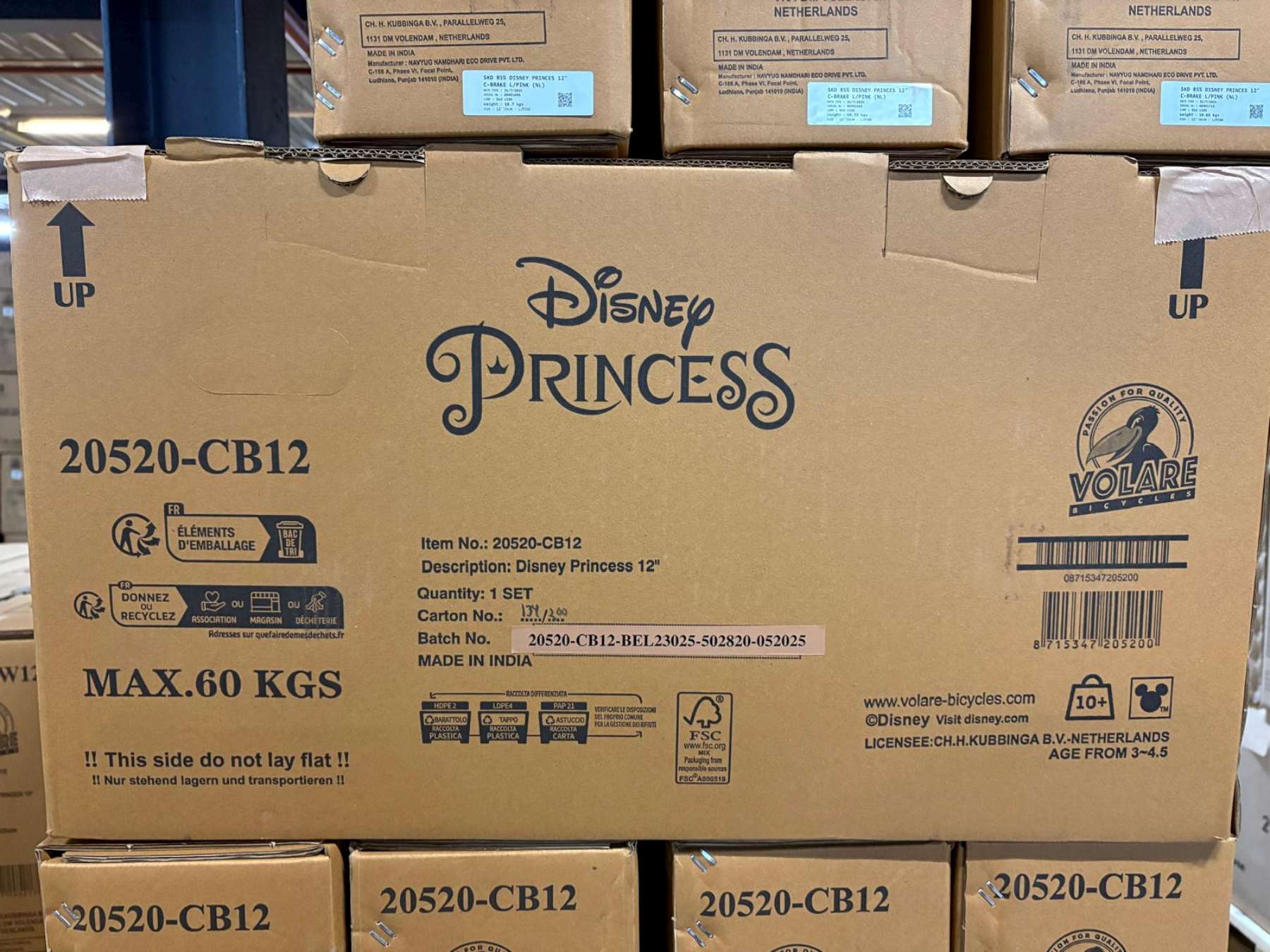 Disney Princess Kinderfiets - Meisjes - 12 inch - Roze 13 Disney Princess Kinderfiets - Meisjes - 12 inch - Roze - Afbeelding 13