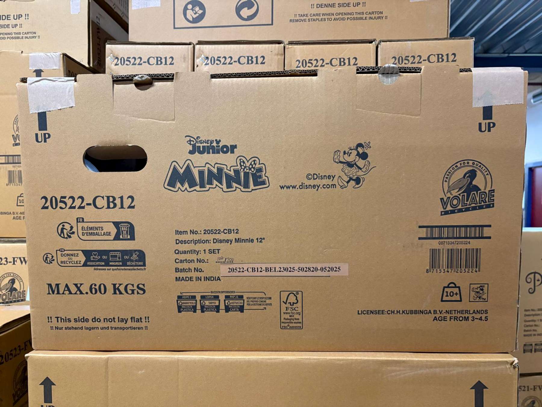 Minnie Cutest Ever! Kinderfiets - Meisjes - 12 inch - Roze 13 Minnie Cutest Ever! Kinderfiets - Meisjes - 12 inch - Roze - Afbeelding 13