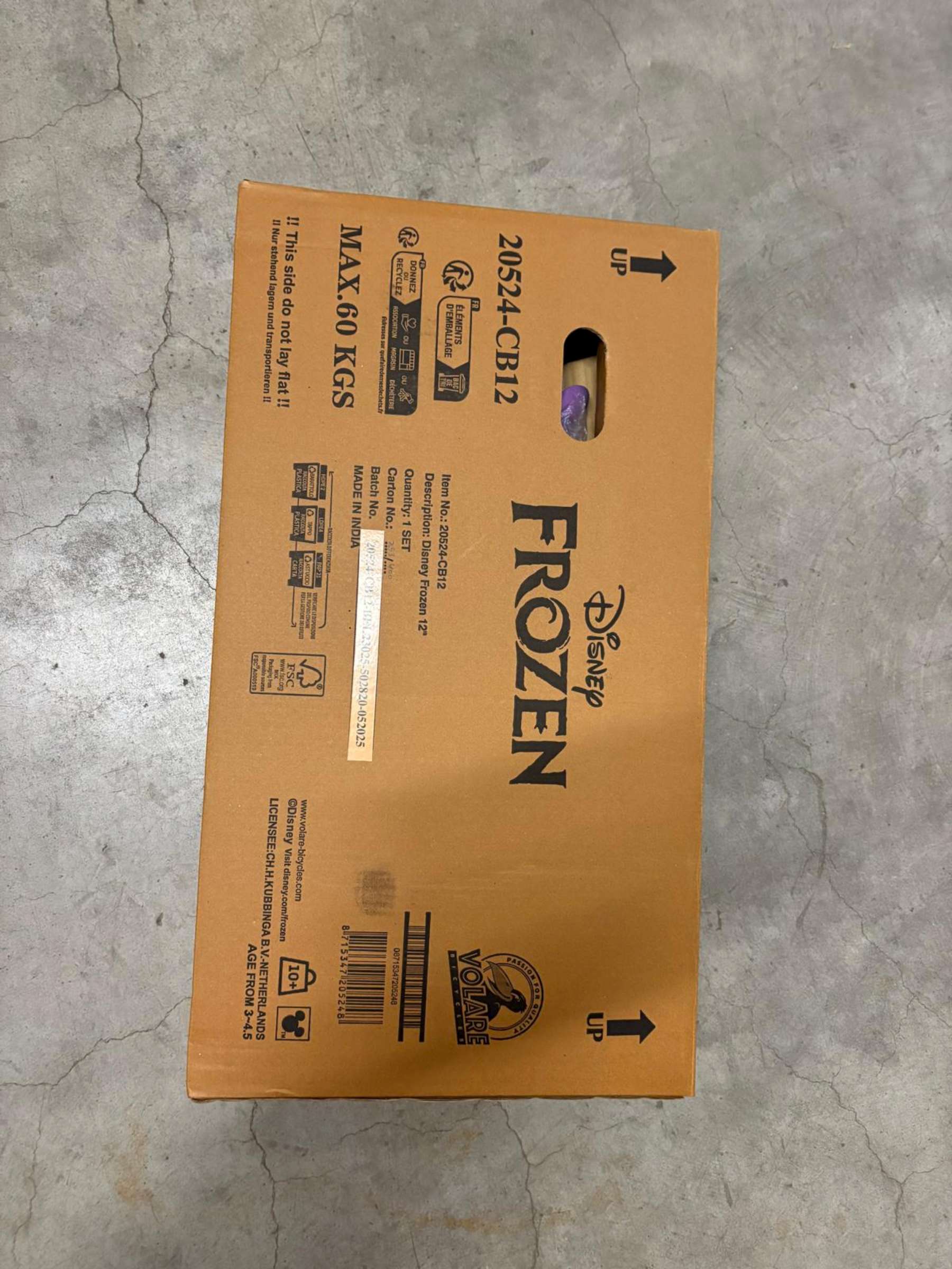 Disney Frozen 2 Kinderfiets - Meisjes - 12 inch - Blauw/Paars 13 Disney Frozen 2 Kinderfiets - Meisjes - 12 inch - Blauw/Paars - Afbeelding 13