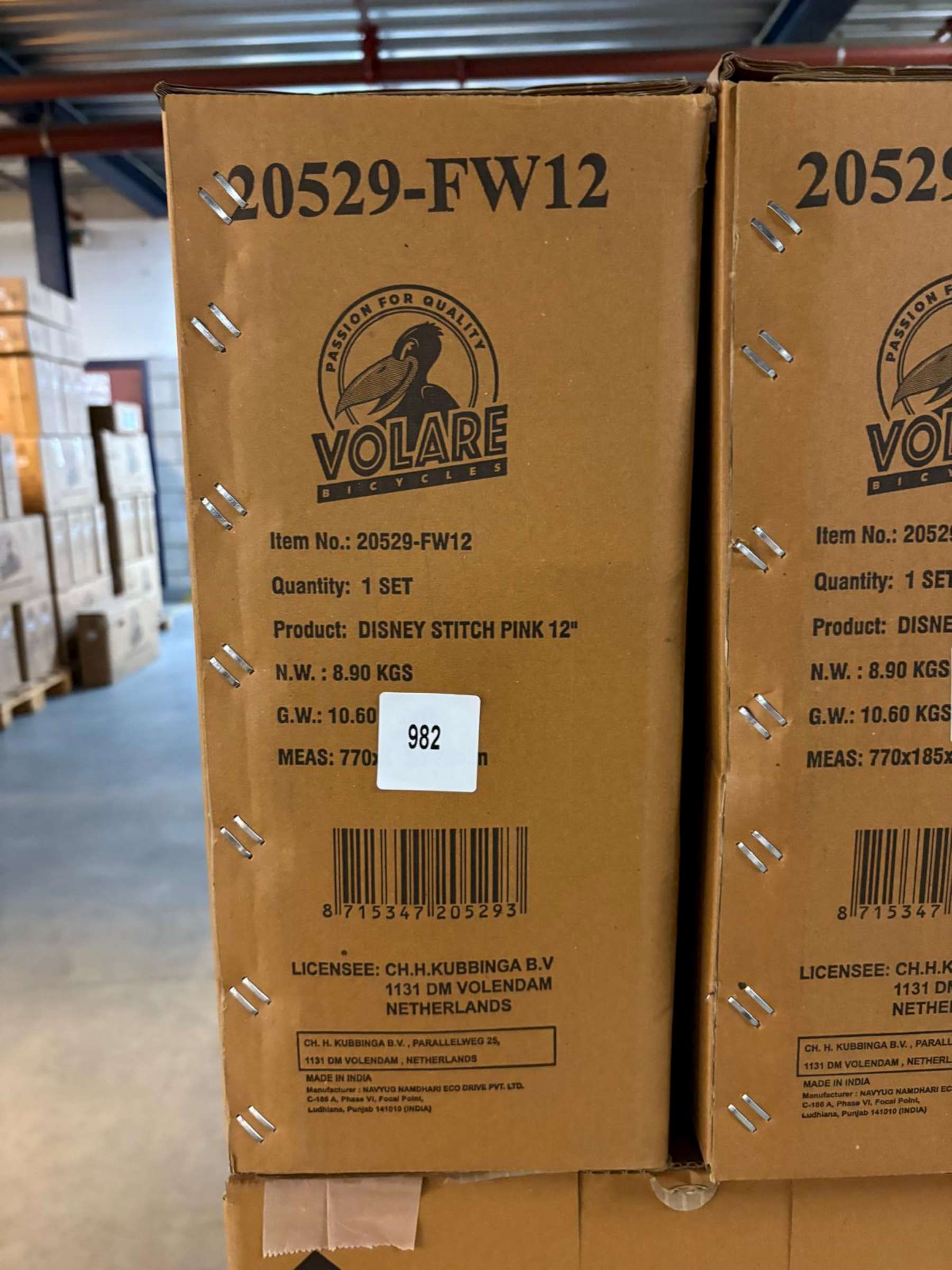 Disney Stitch Kinderfiets - Meisjes - 12 inch - Twee handremmen - Roze 11 Disney Stitch Kinderfiets - Meisjes - 12 inch - Twee handremmen - Roze - Afbeelding 11