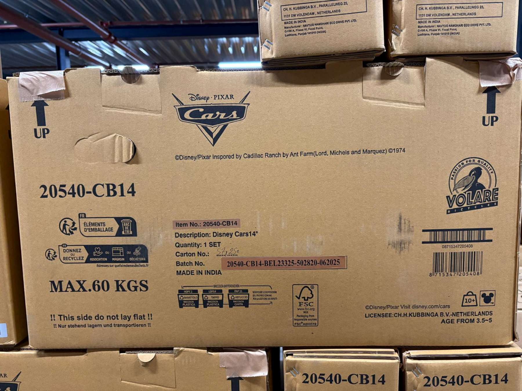 Disney Cars Kinderfiets - Jongens - 14 inch - Rood 13 Disney Cars Kinderfiets - Jongens - 14 inch - Rood - Afbeelding 13