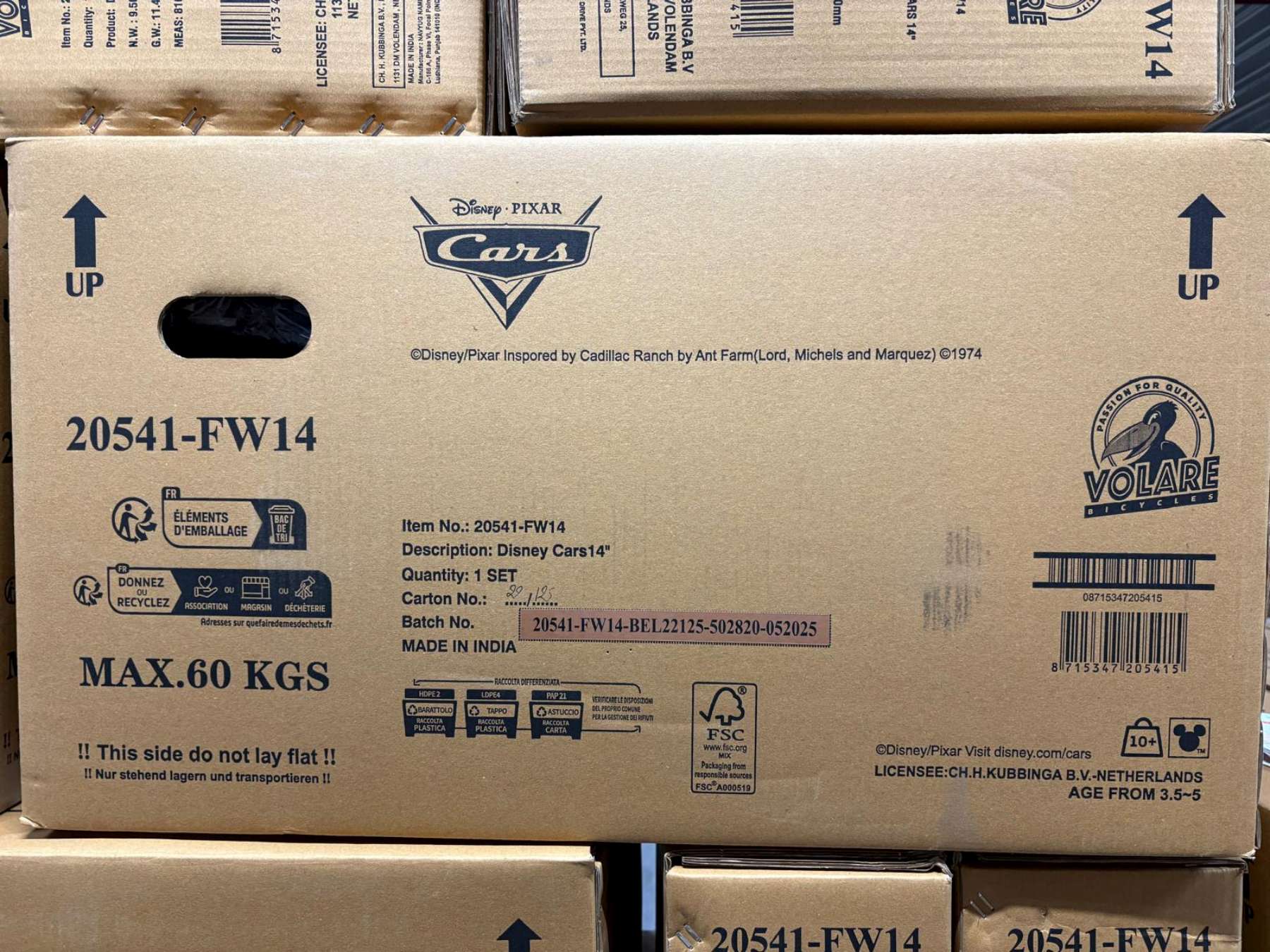 Disney Cars Kinderfiets - Jongens - 14 inch - Rood - Twee handremmen 13 Disney Cars Kinderfiets - Jongens - 14 inch - Rood - Twee handremmen - Afbeelding 13