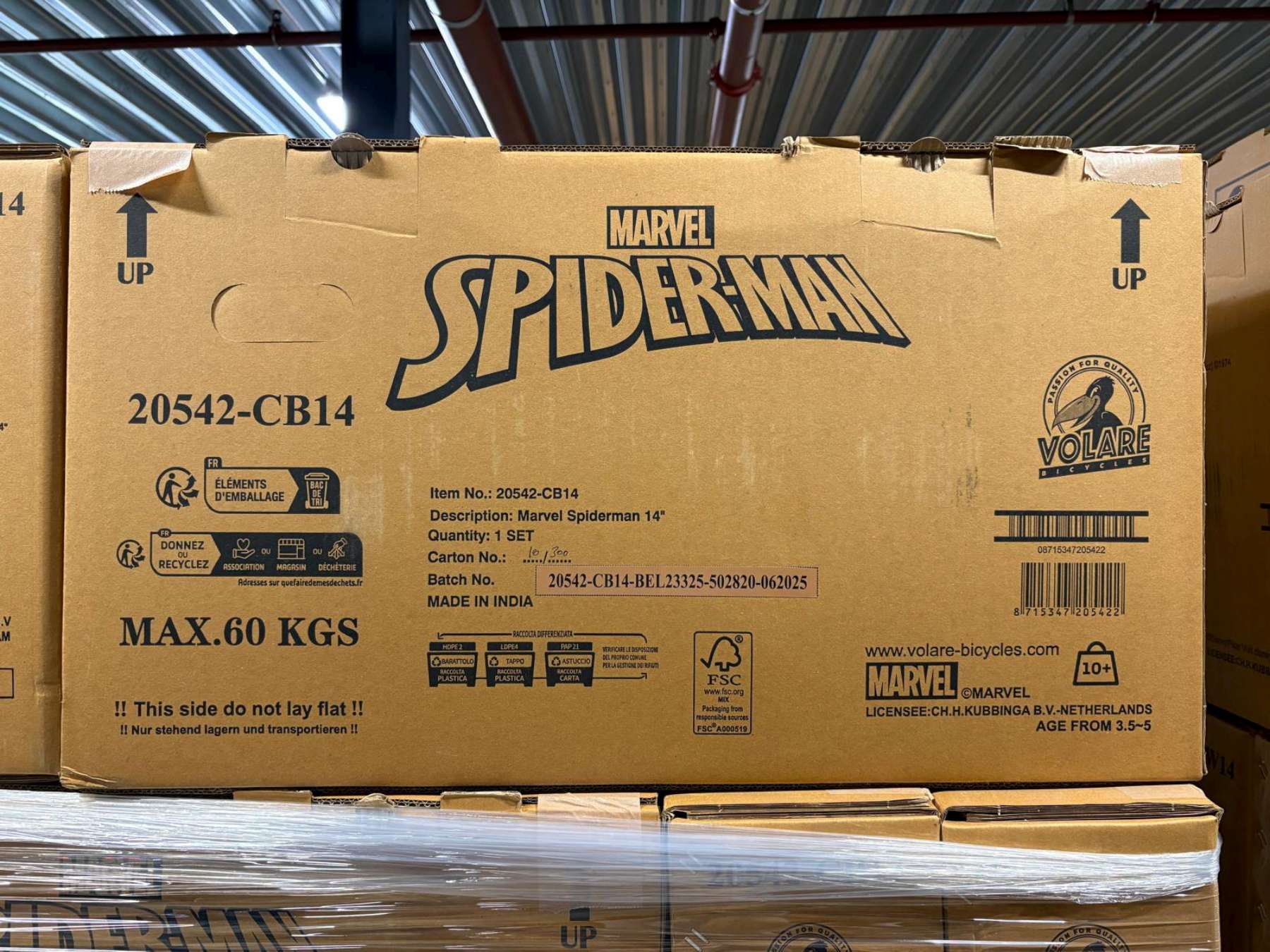 Marvel Spider-Man Kinderfiets - Jongens - 14 inch - Rood/Blauw 13 Marvel Spider-Man Kinderfiets - Jongens - 14 inch - Rood/Blauw - Afbeelding 13