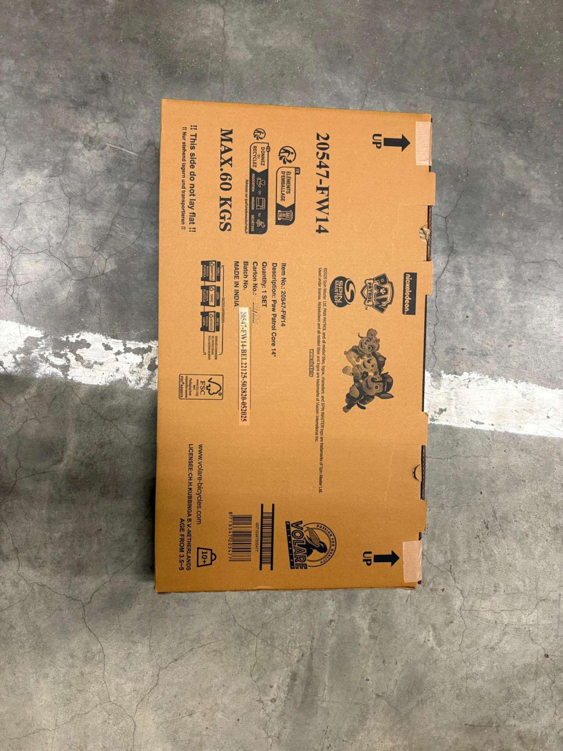 Paw Patrol Kinderfiets - Jongens - 14 inch - Twee handremmen 13 Paw Patrol Kinderfiets - Jongens - 14 inch - Twee handremmen - Afbeelding 13