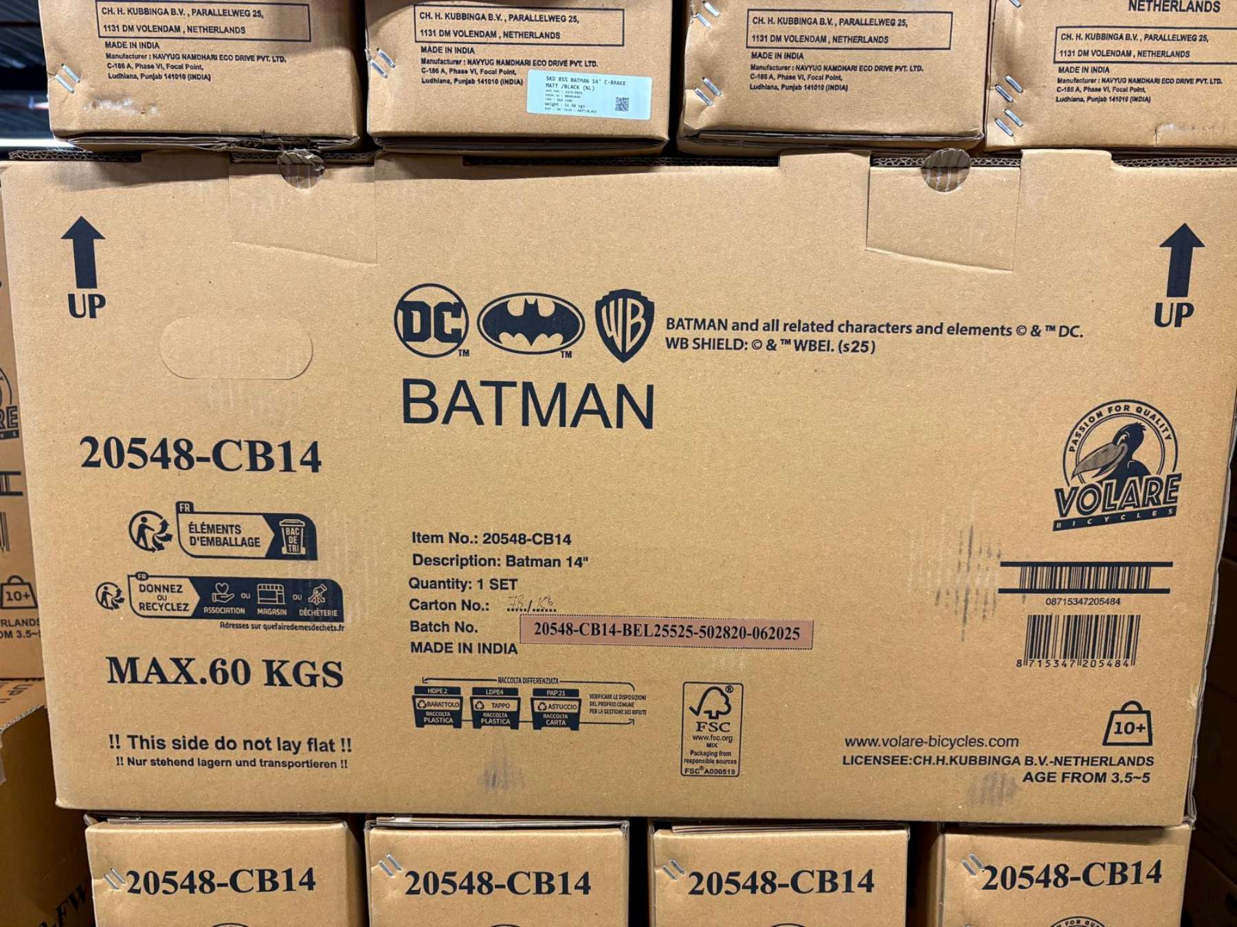 Batman Kinderfiets - Jongens - 14 inch - Zwart 13 Batman Kinderfiets - Jongens - 14 inch - Zwart - Afbeelding 13