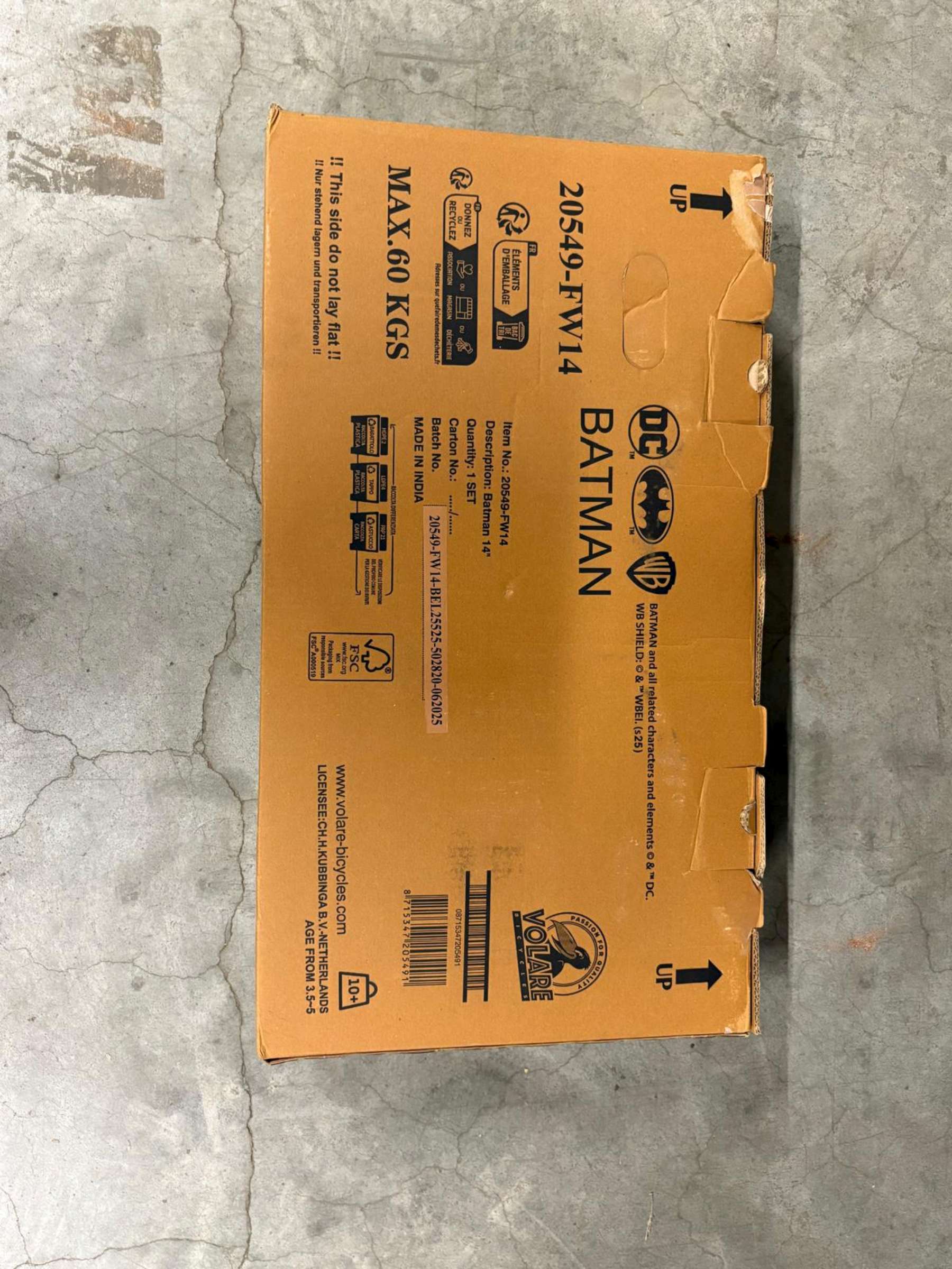 Batman Kinderfiets - Jongens - 14 inch - Zwart - Twee handremmen 13 Batman Kinderfiets - Jongens - 14 inch - Zwart - Twee handremmen - Afbeelding 13