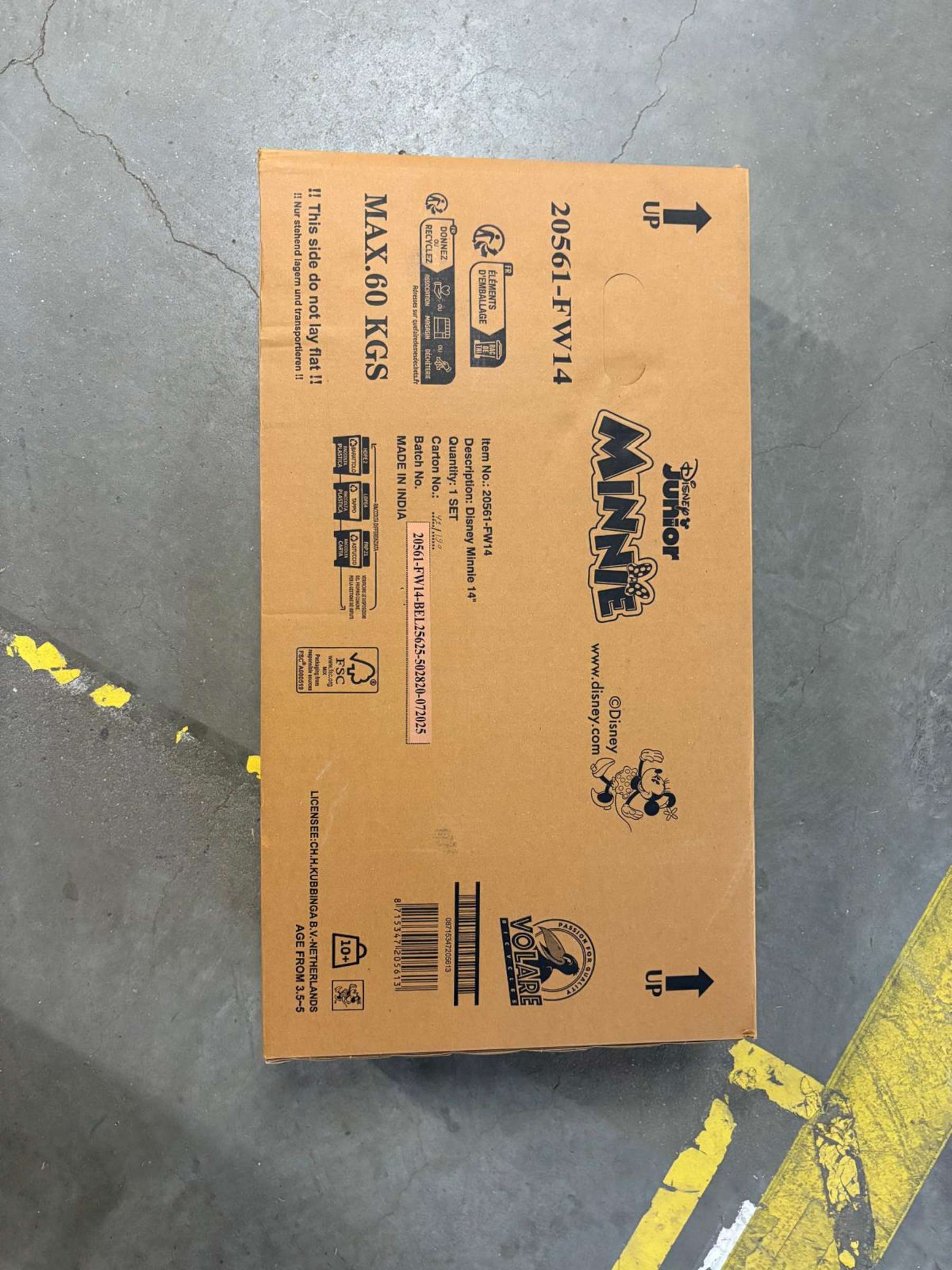 Disney Minnie Kinderfiets - Meisjes - 14 inch - Roze - Twee handremmen 13 Disney Minnie Kinderfiets - Meisjes - 14 inch - Roze - Twee handremmen - Afbeelding 13