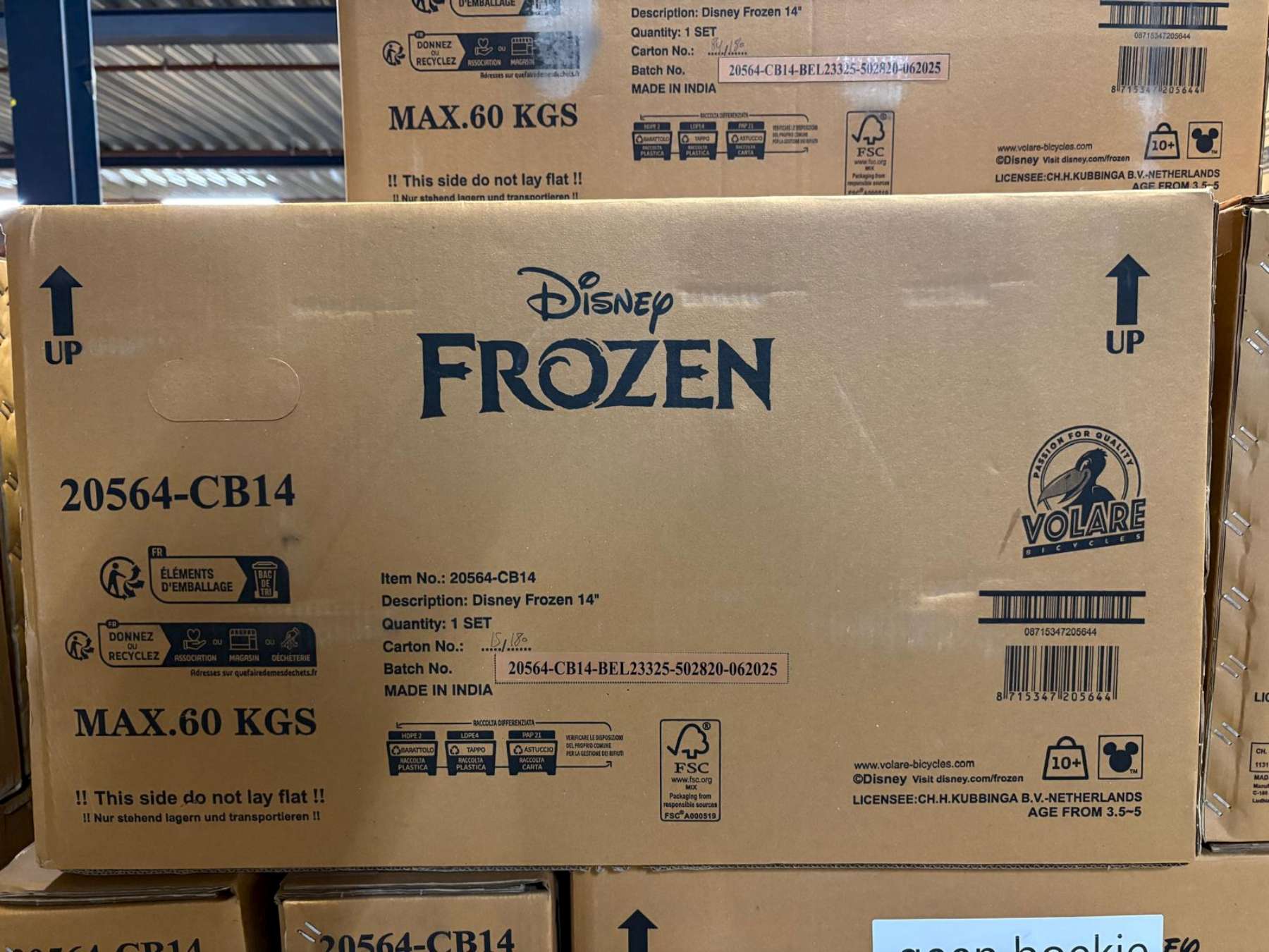 Disney Frozen 2 Kinderfiets - Meisjes - 14 inch - Blauw/Paars 13 Disney Frozen 2 Kinderfiets - Meisjes - 14 inch - Blauw/Paars - Afbeelding 13