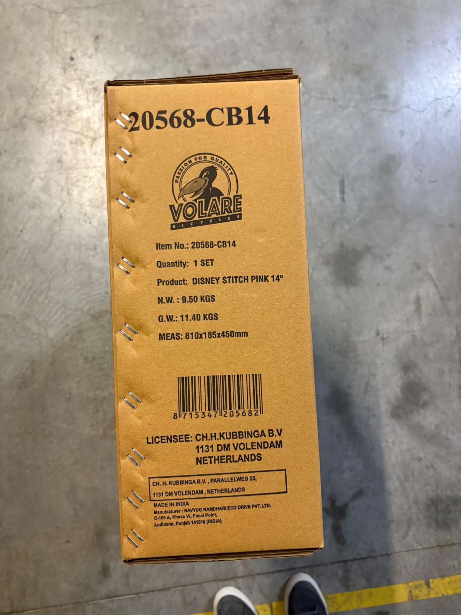 Disney Stitch Kinderfiets - Meisjes - 14 inch - Roze 11 Disney Stitch Kinderfiets - Meisjes - 14 inch - Roze - Afbeelding 11