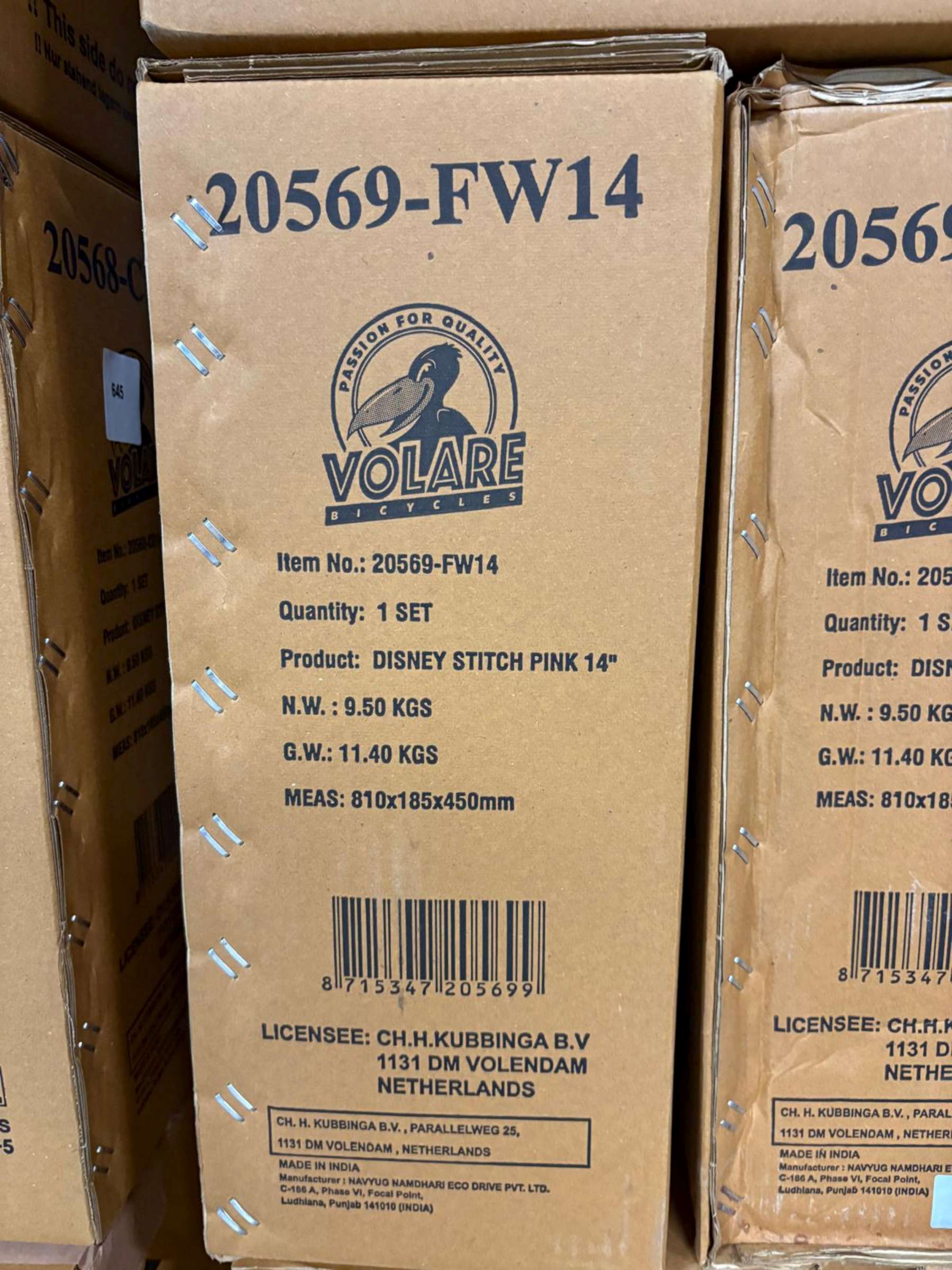 Disney Stitch Kinderfiets - Meisjes - 14 inch - Roze - Twee handremmen 11 Disney Stitch Kinderfiets - Meisjes - 14 inch - Roze - Twee handremmen - Afbeelding 11